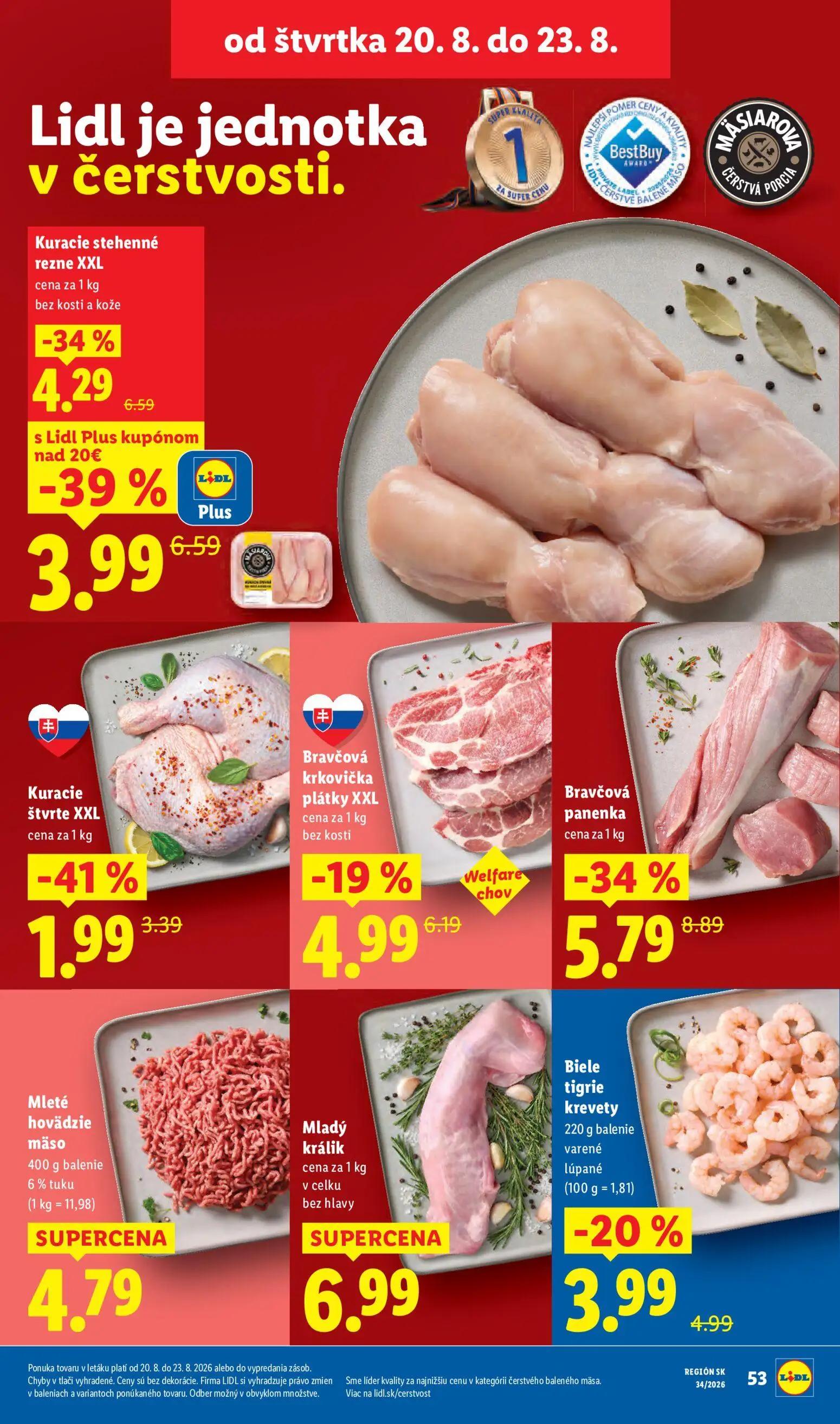 Lidl leták, strana 67 z 95 — Bravčová panenka