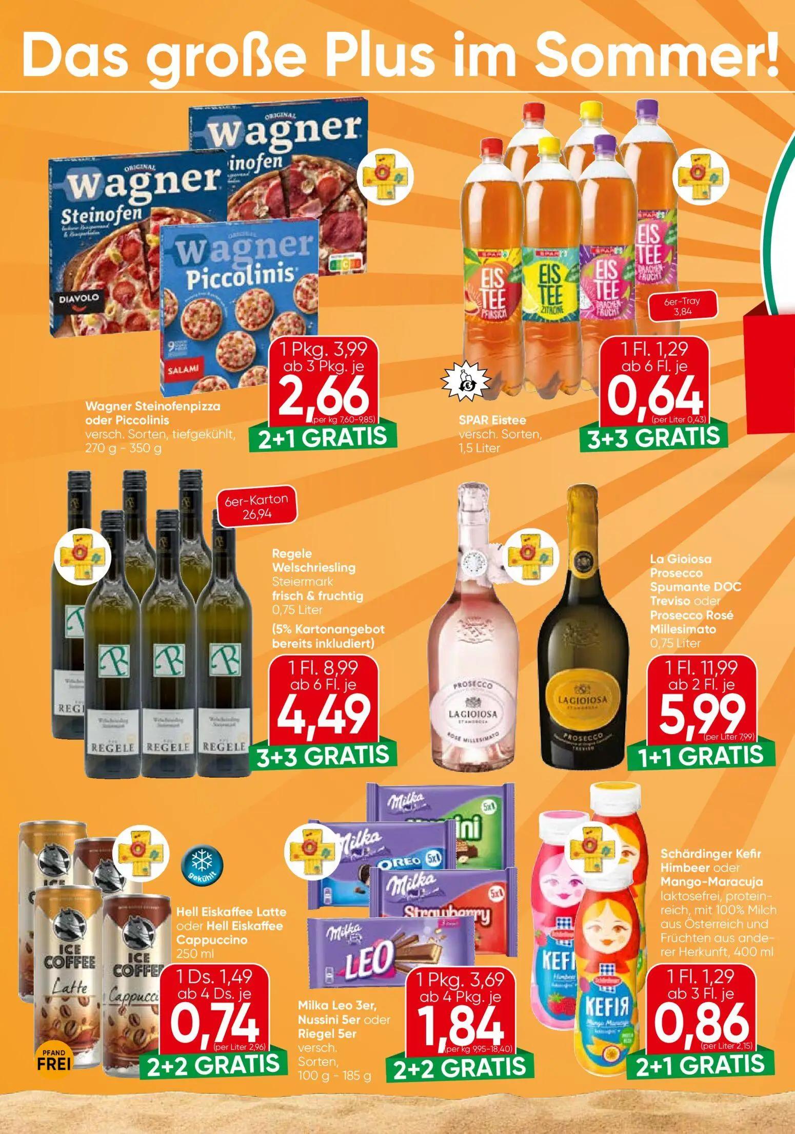 Eurospar Prospekt, Seite 8 von 16 — La Gioiosa Prosecco Spumante DOC Treviso oder Prosecco Rosé Millesimato, Regele Welschri…