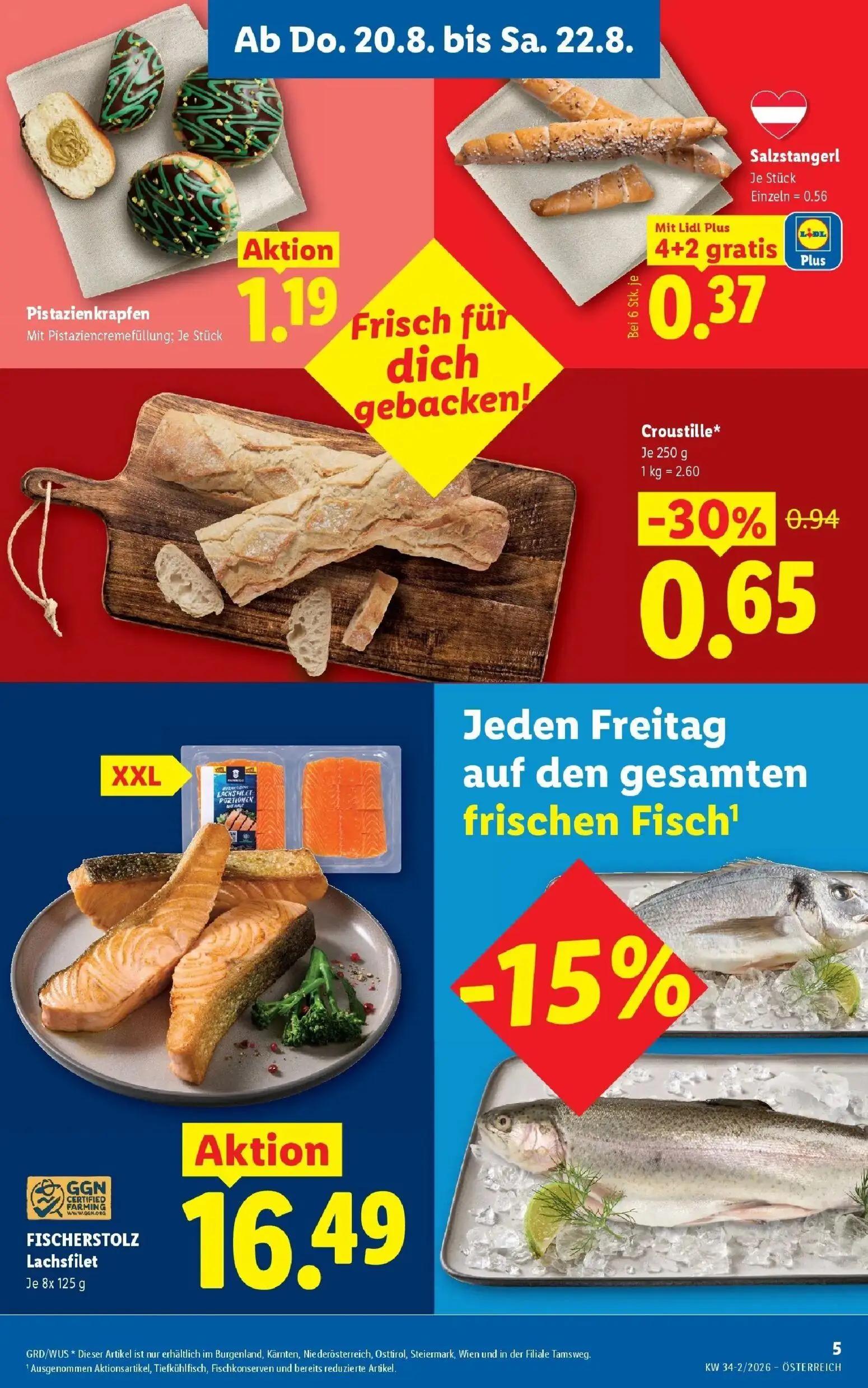 Lidl Prospekt, Seite 7 von 55 — FISCHERSTOLZ Lachsfilet