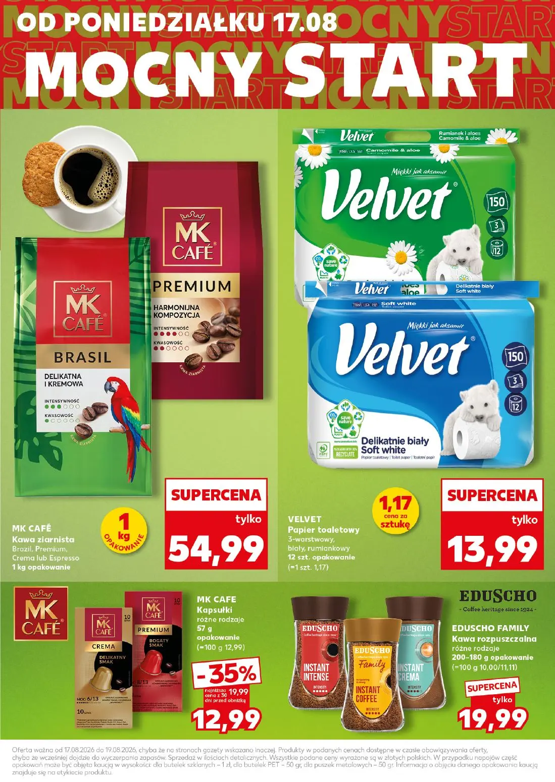 Kaufland gazetka, strona 7 z 32 — MK CAFE Kapsułki różne rodzaje, MK CAFÉ Kawa ziarnista Brazil, Premium, Crema lub Espresso…