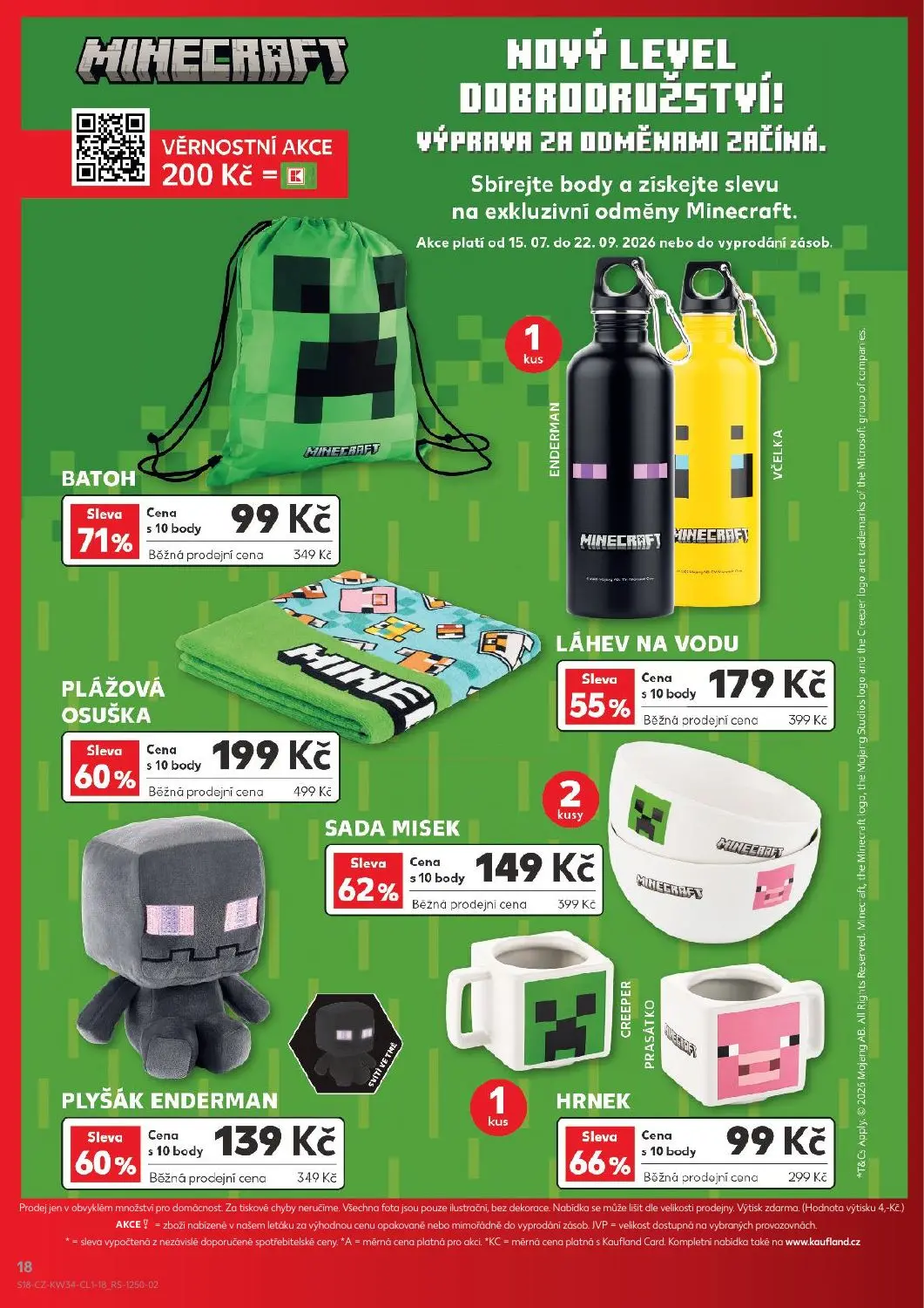 Kaufland leták, strana 18 z 18 — BATOH