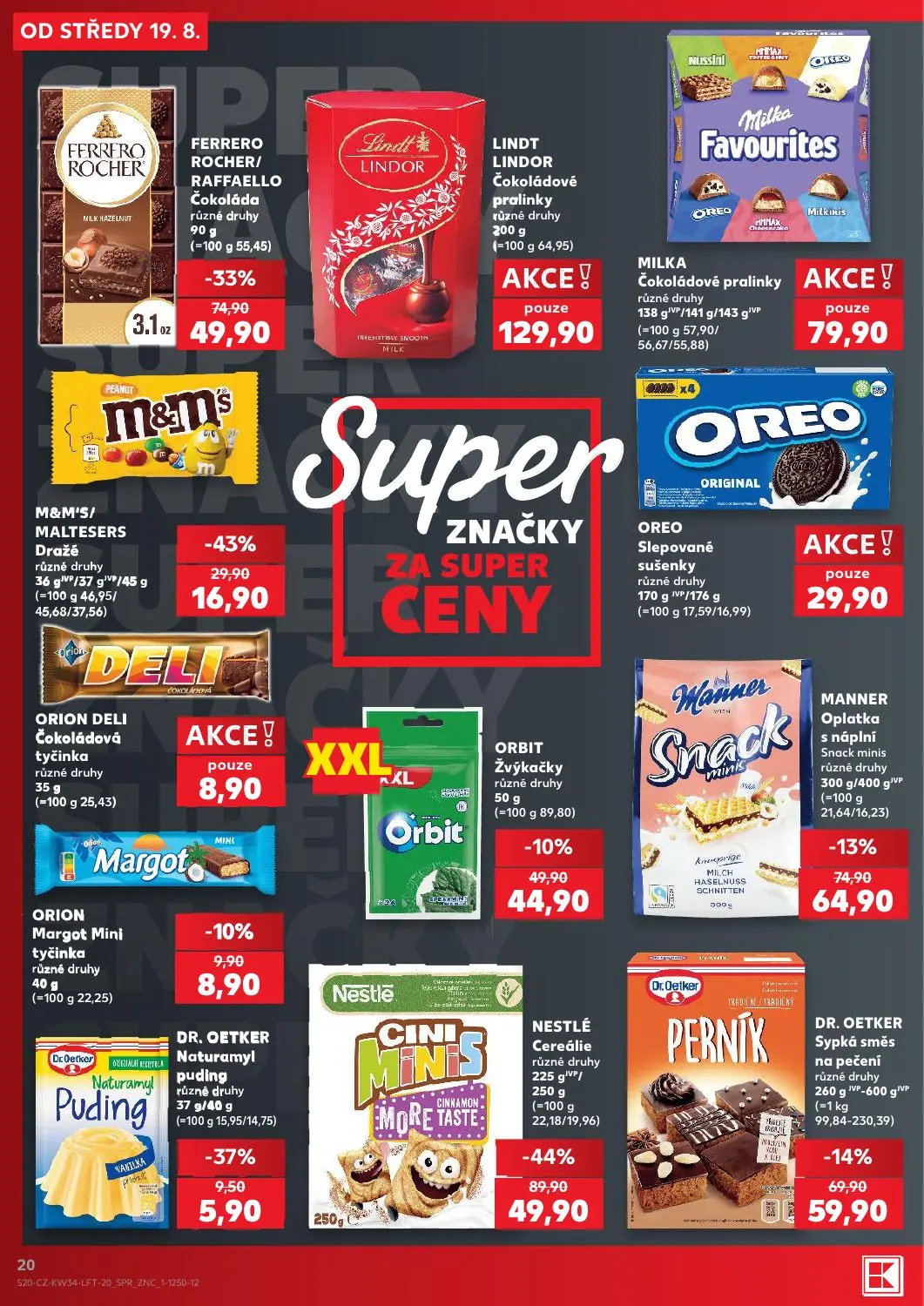 Kaufland leták, strana 20 z 52 — NESTLÉ Cereálie