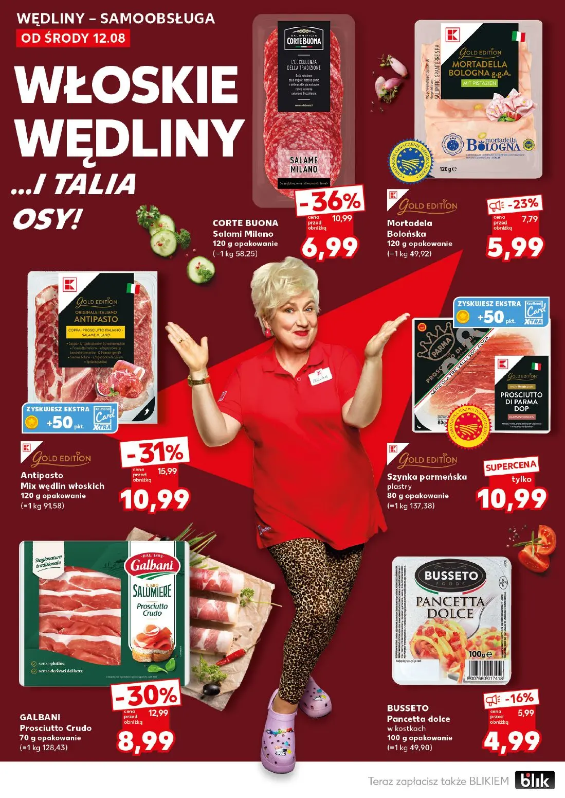 Kaufland gazetka, strona 20 z 32 — Antipasto Mix wędlin włoskich, CORTE BUONA Salami Milano, GALBANI Prosciutto Crudo