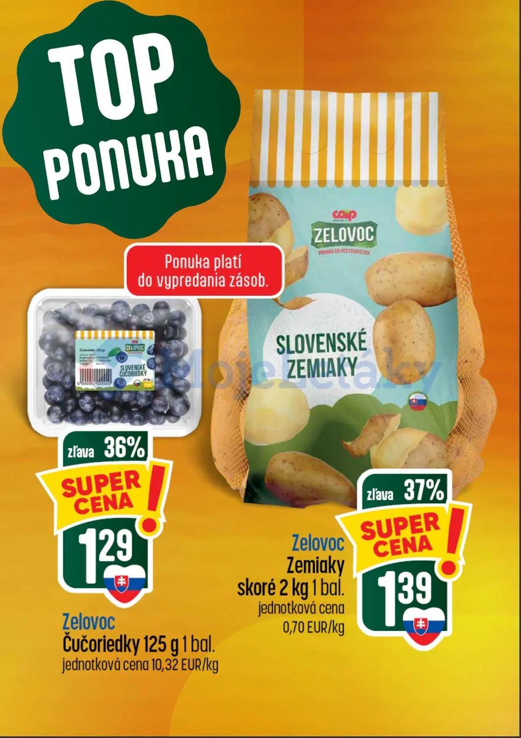 Coop Tempo leták, strana 3 z 62 — Zelovoc Zemiaky, Zelovoc Čučoriedky