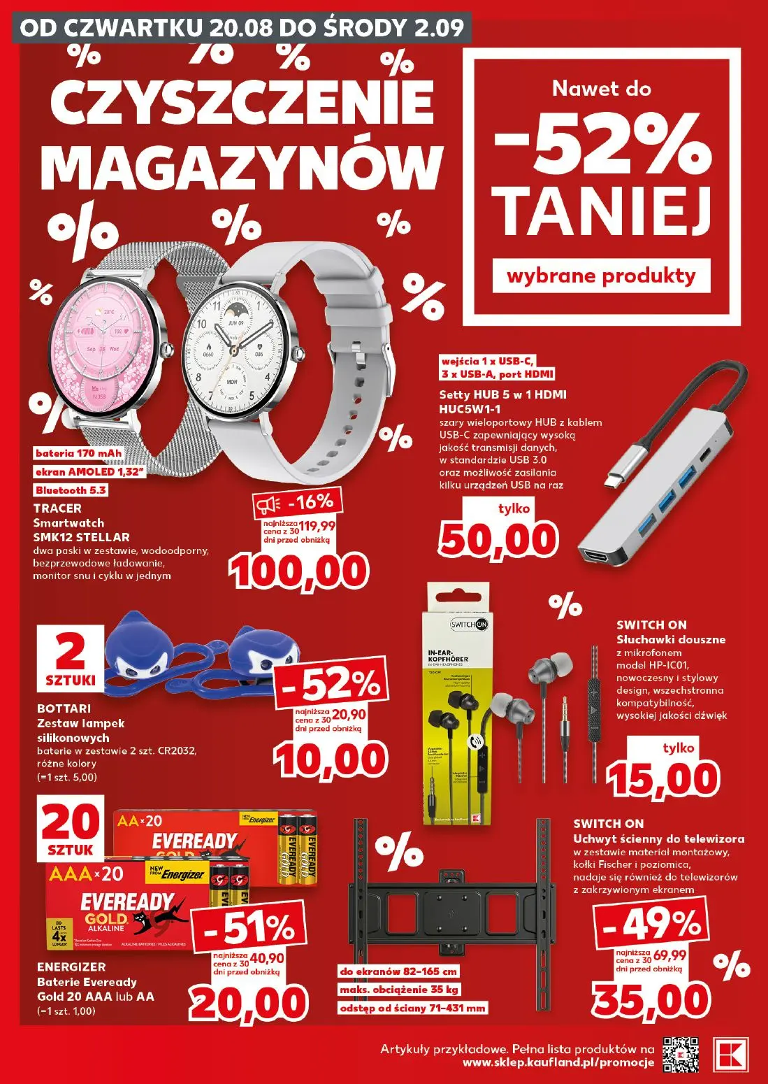 Kaufland gazetka, strona 4 z 16 — SWITCH ON Uchwyt ścienny do telewizora w zestawie materiał montażowy, kołki Fischer i pozi…