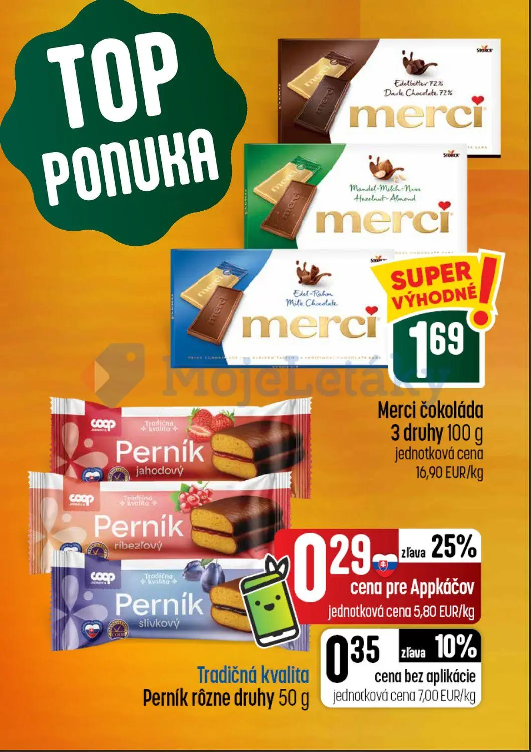 Coop Tempo leták, strana 4 z 62 — Perník rôzne druhy, Merci čokoláda