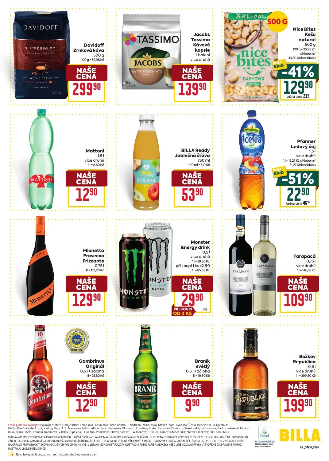 Billa leták, strana 6 z 8 — Nice Bites Kešu natural