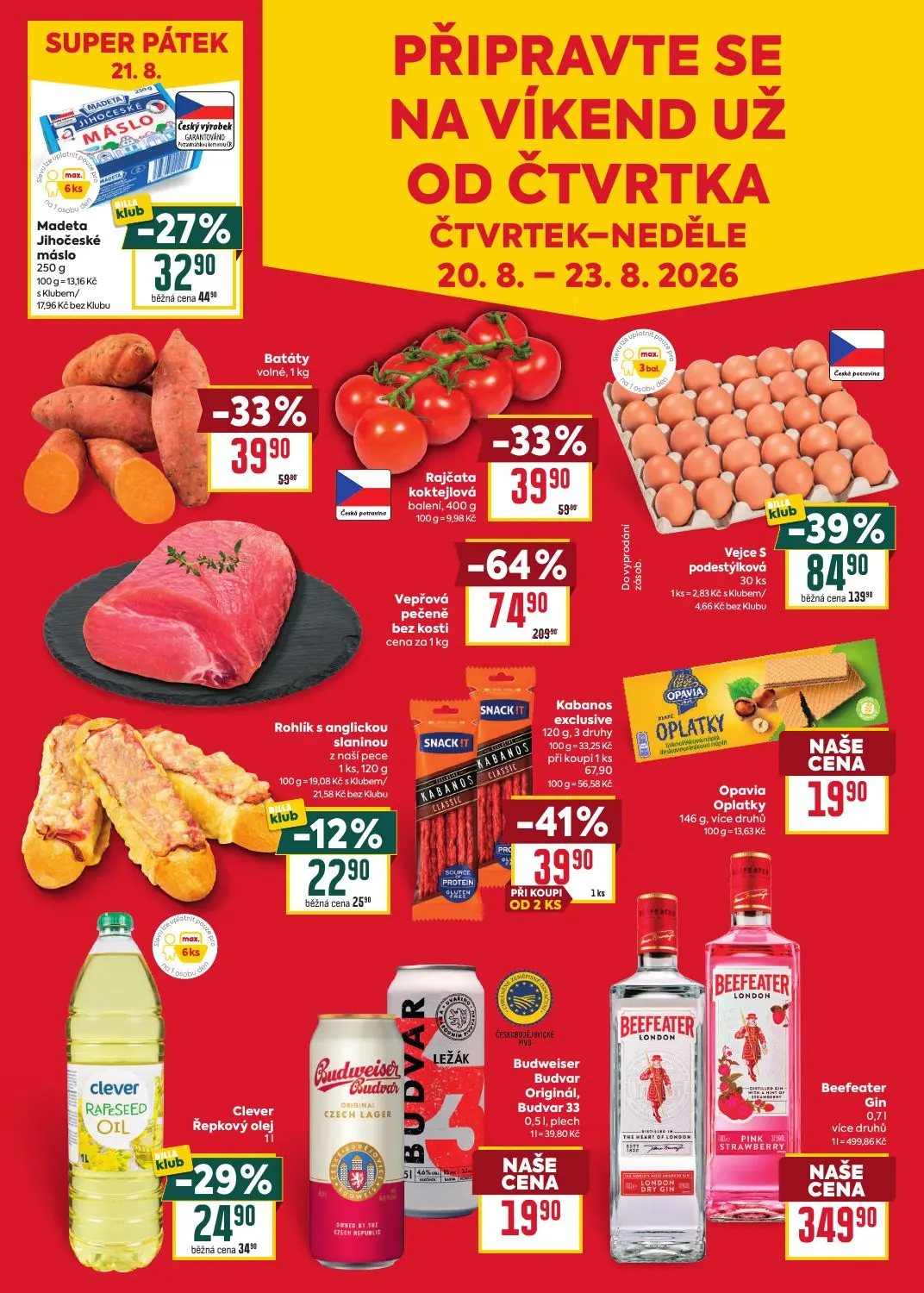 Billa leták, strana 7 z 8 — Vepřová pečeně bez kosti