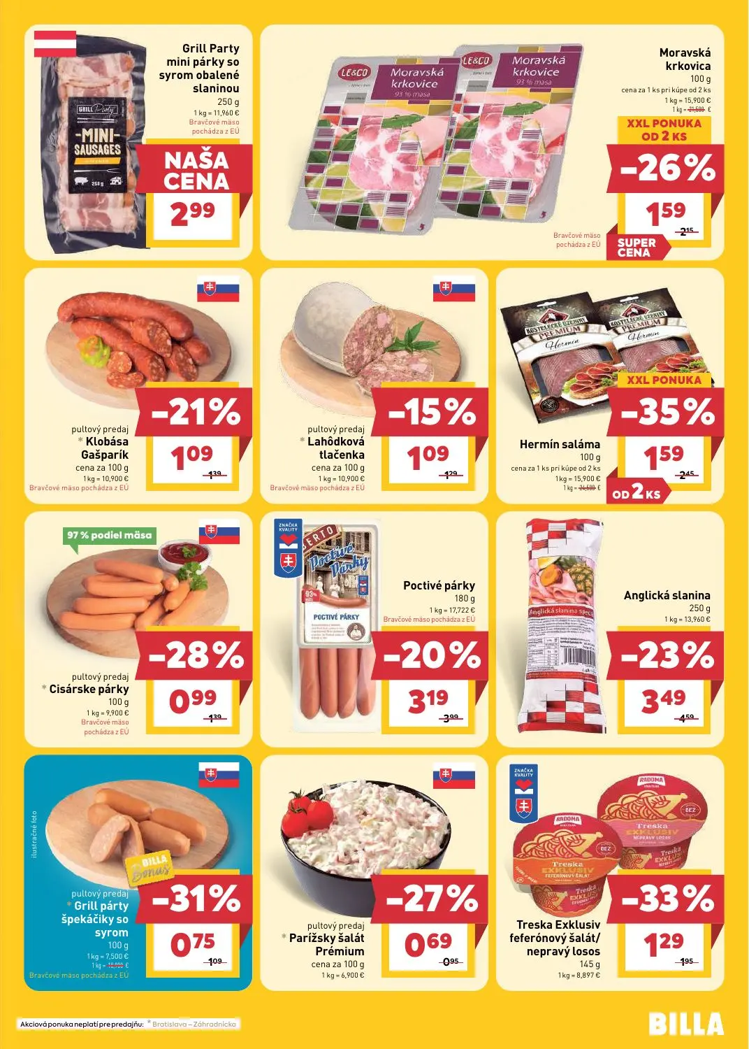 Billa leták, strana 7 z 32