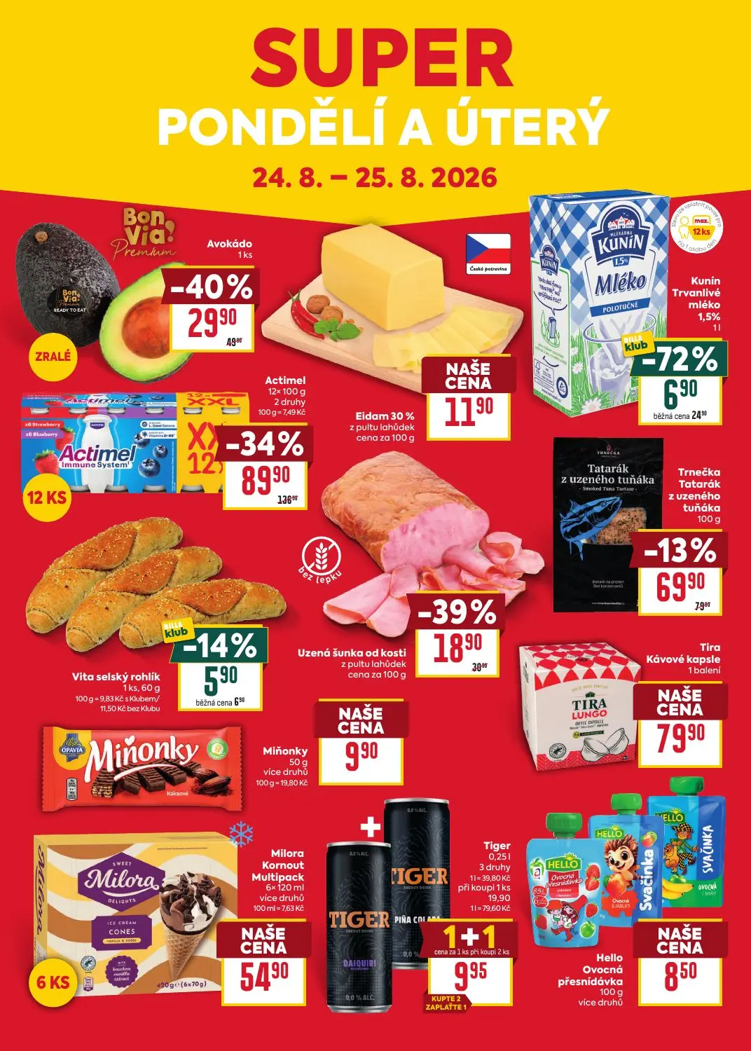 Billa leták, strana 8 z 8