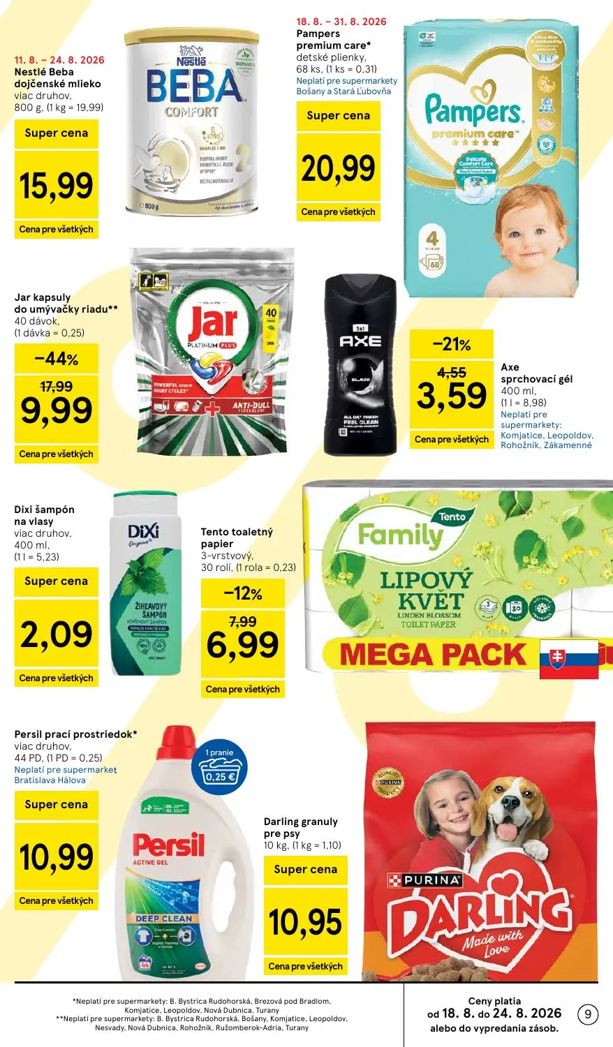 Tesco Supermarket leták, strana 9 z 30