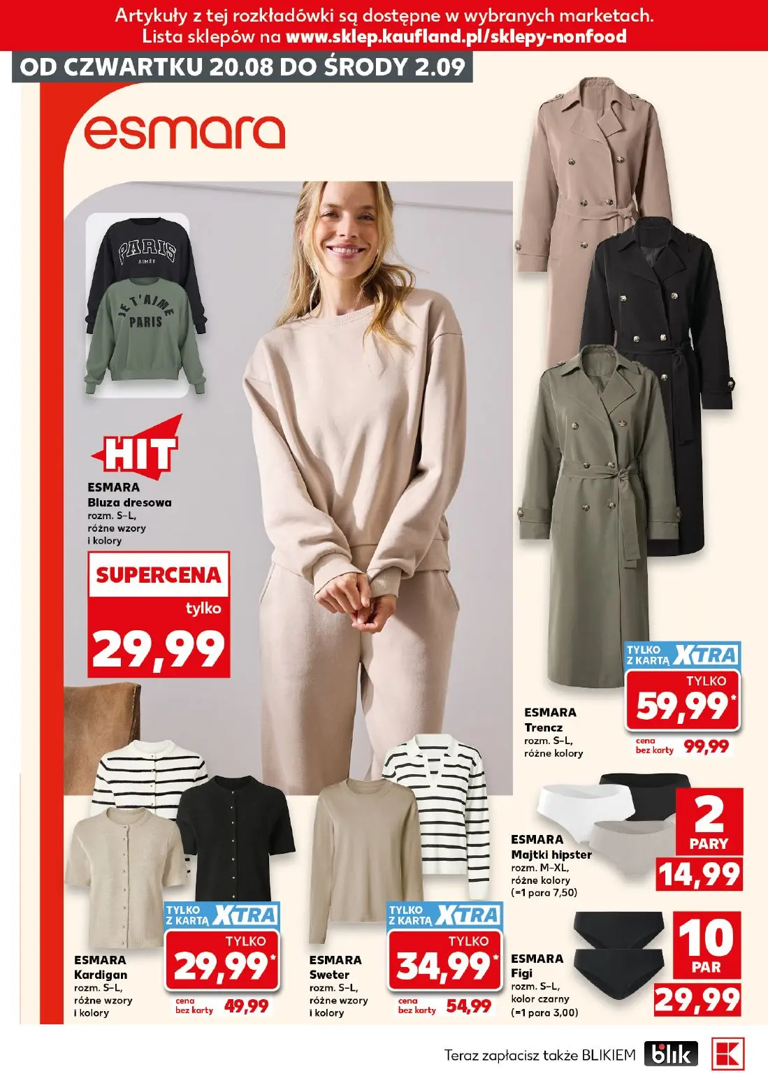 Kaufland gazetka, strona 10 z 16 — ESMARA Trencz, ESMARA Kardigan, ESMARA Sweter