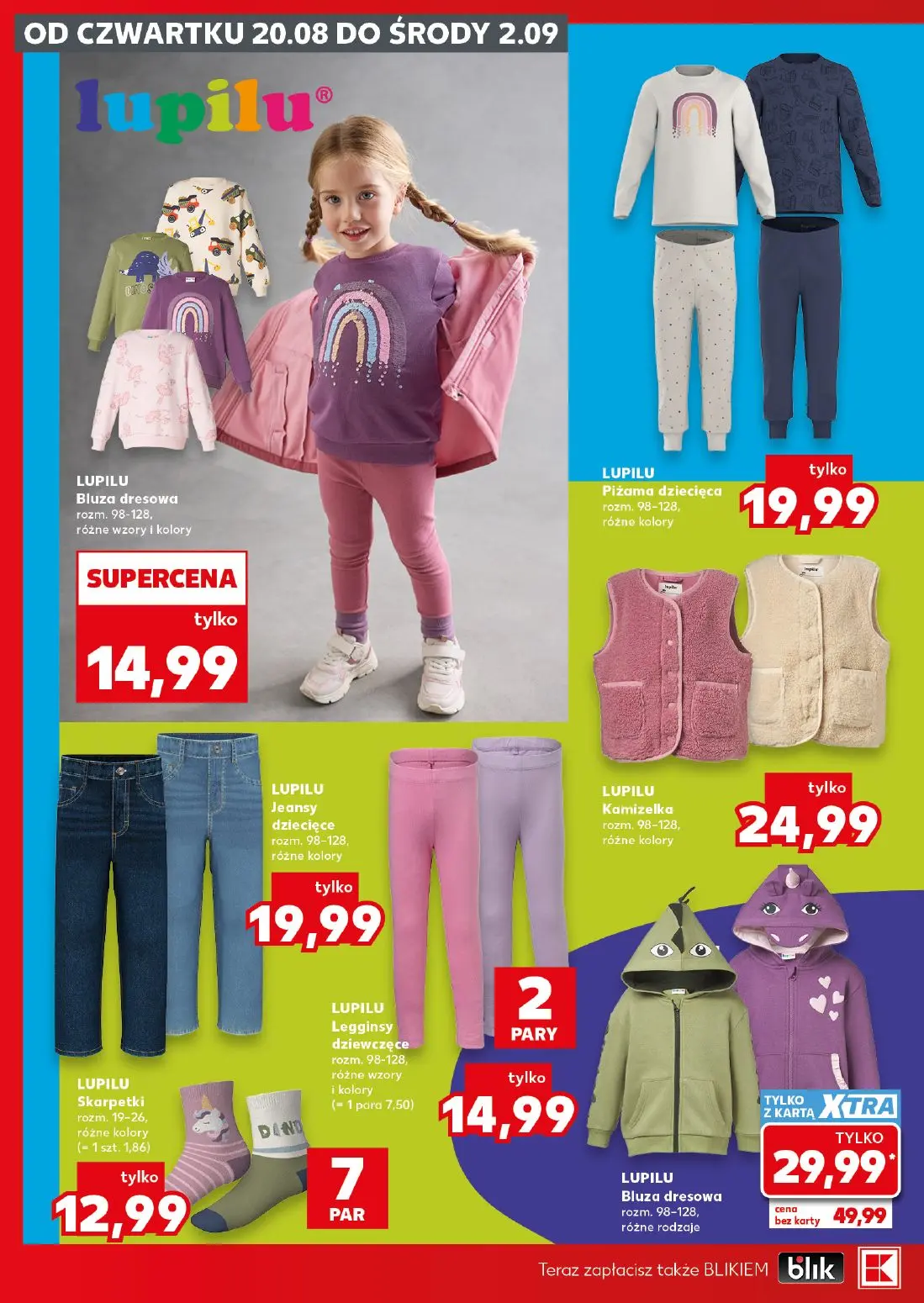 Kaufland gazetka, strona 12 z 16 — LUPILU Bluza dresowa, LUPILU Bluza dresowa, LUPILU Piżama dziecięca