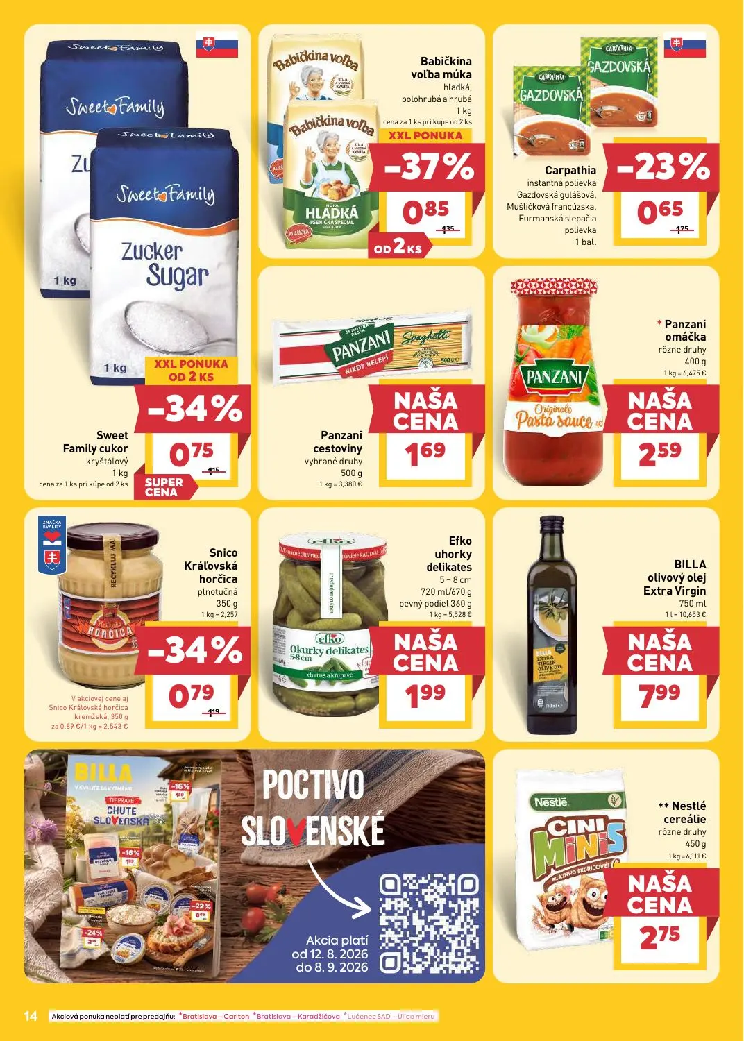 Billa leták, strana 14 z 32