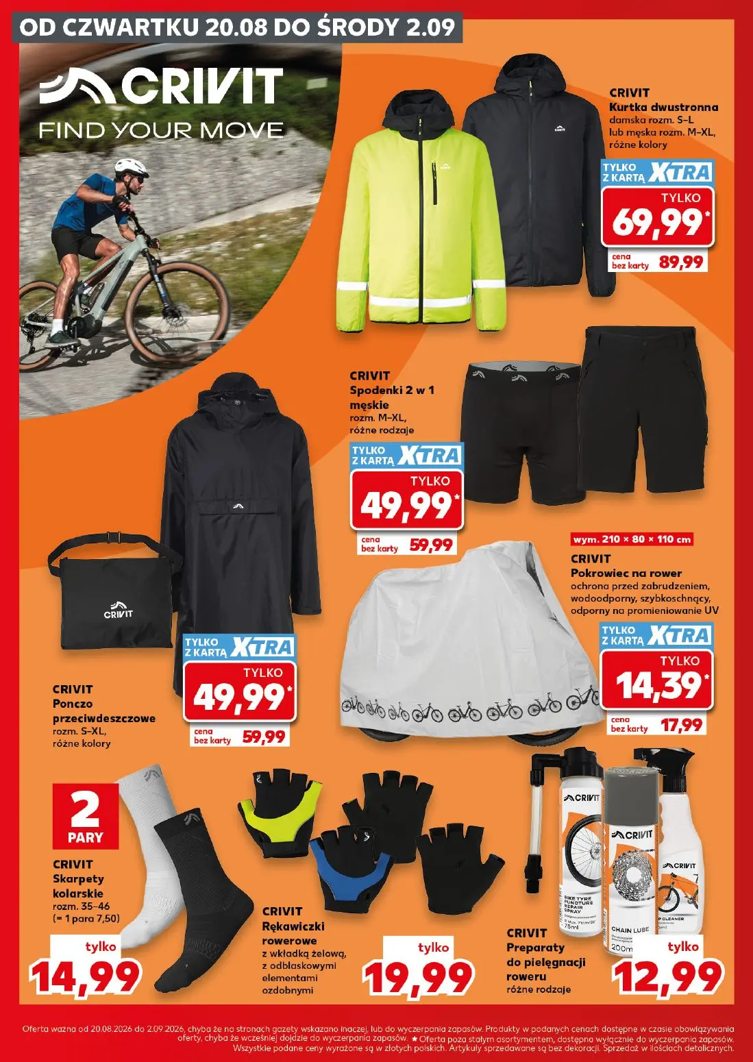 Kaufland gazetka, strona 16 z 16 — CRIVIT Kurtka dwustronna damska rozm. S-L lub męska rozm. M-XL, różne kolory, CRIVIT Spod…