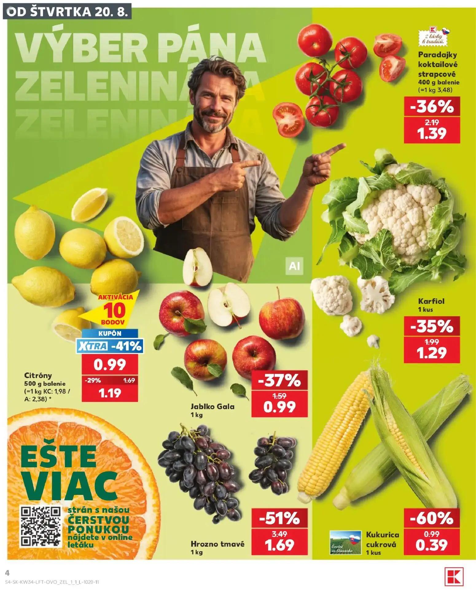 Kaufland leták, strana 4 z 76 — Kukurica cukrová