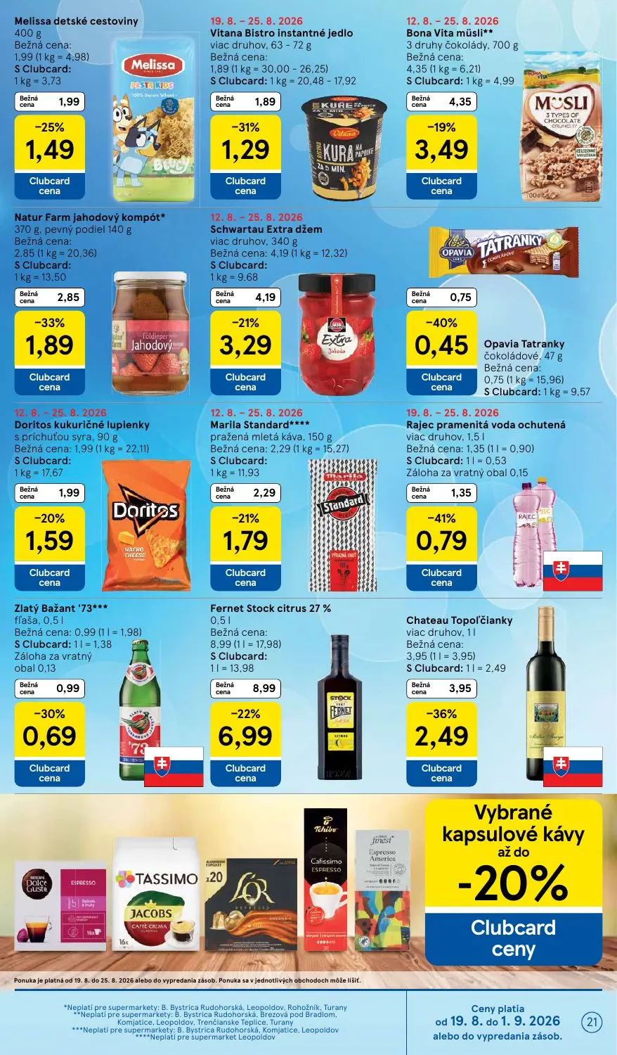 Tesco Supermarket leták, strana 21 z 30