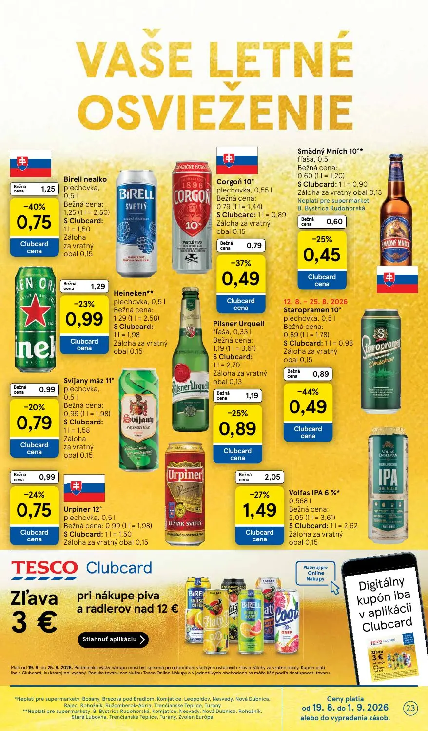 Tesco Supermarket leták, strana 23 z 30