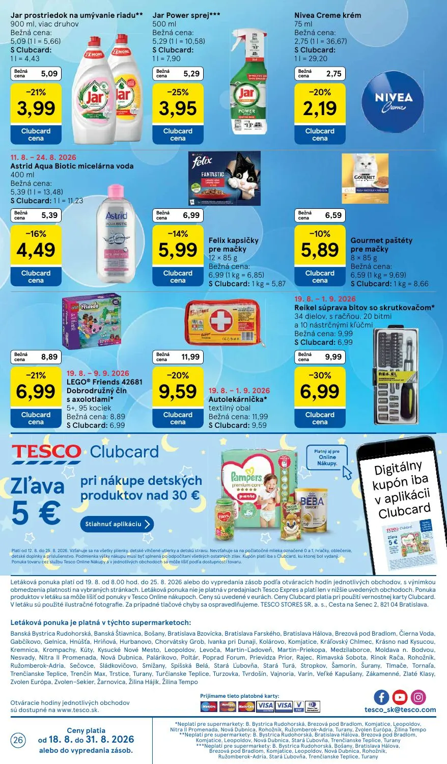 Tesco Supermarket leták, strana 26 z 30