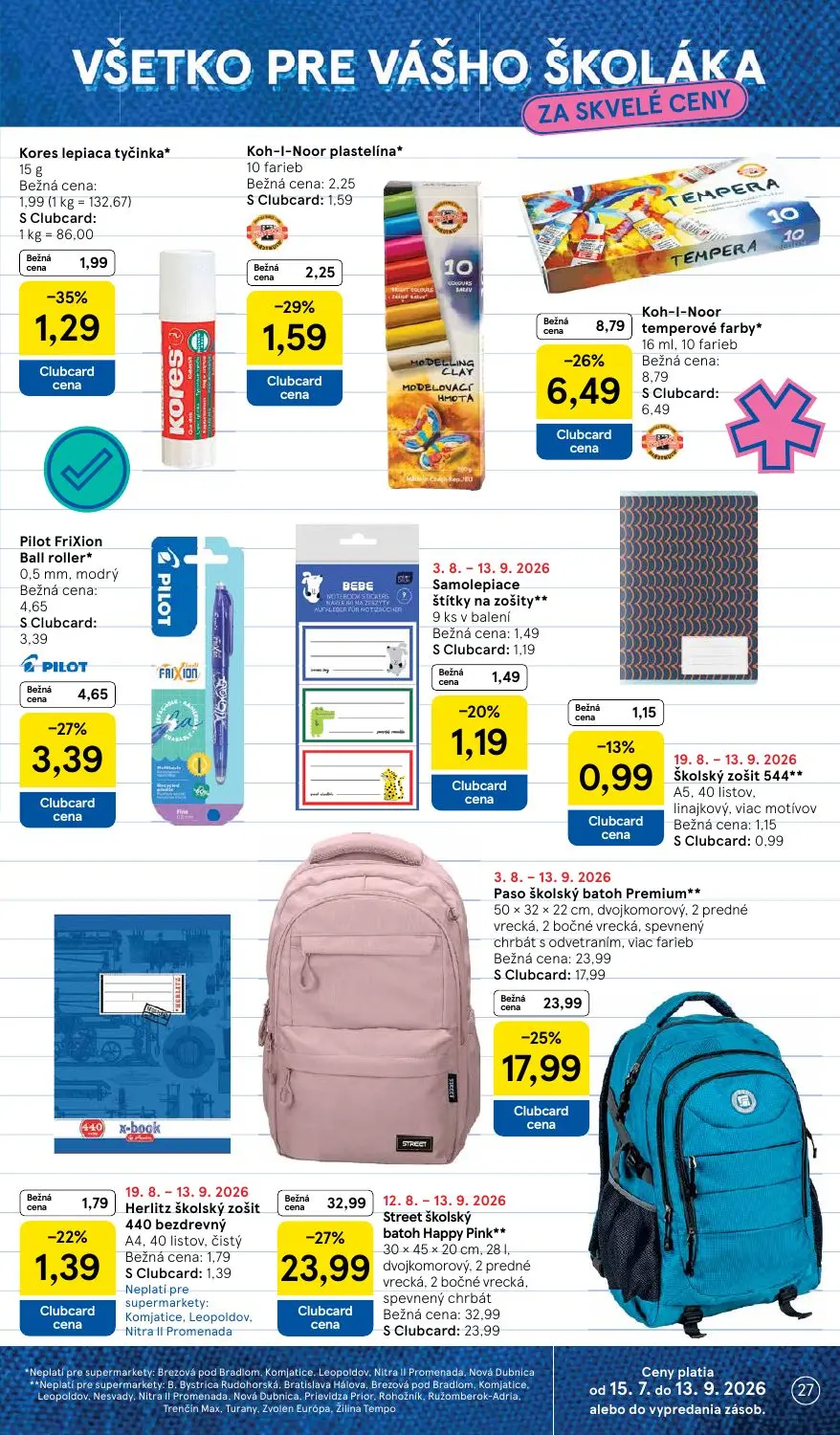 Tesco Supermarket leták, strana 27 z 30