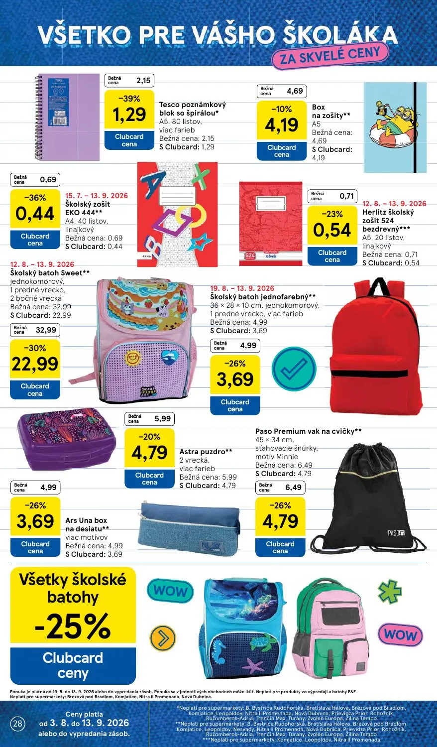 Tesco Supermarket leták, strana 28 z 30