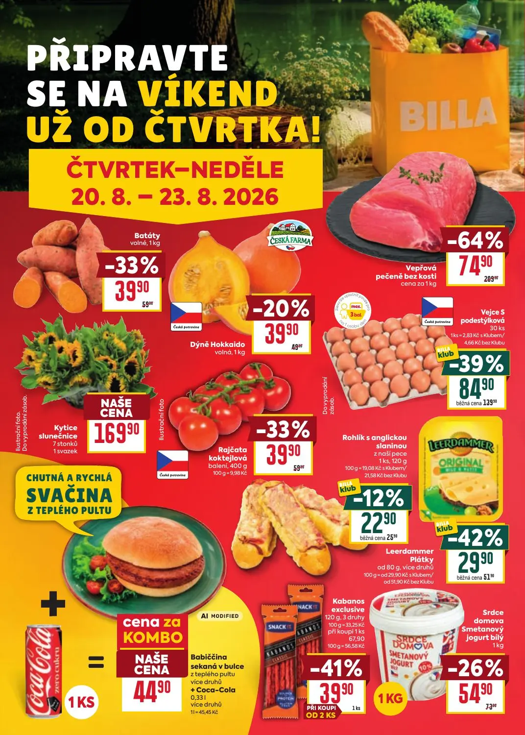 Billa leták, strana 28 z 33 — Vepřová pečeně bez kosti