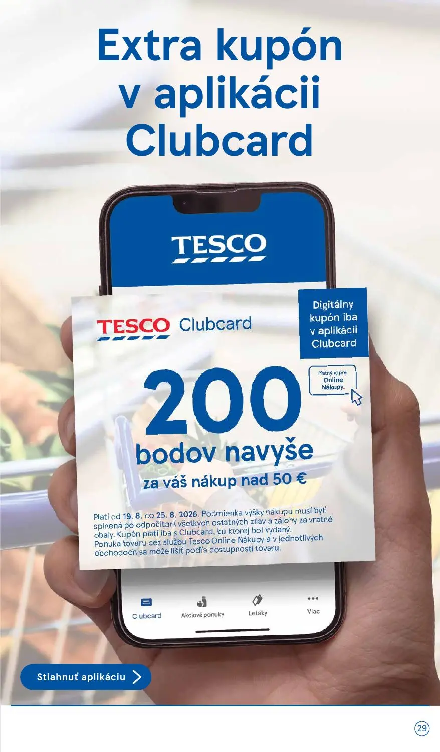 Tesco Supermarket leták, strana 29 z 30