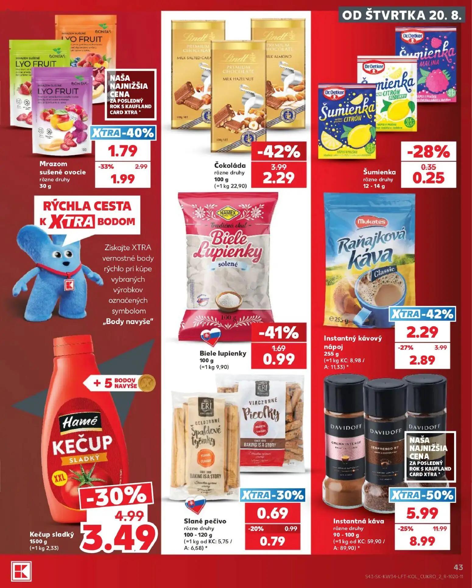 Kaufland leták, strana 43 z 76 — Instantná káva