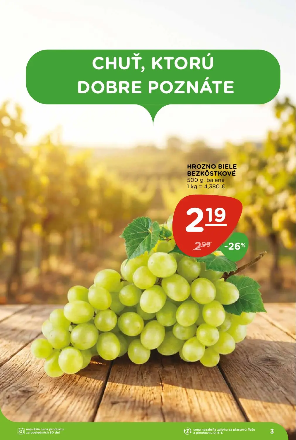 Terno leták, strana 3 z 29 — HROZNO BIELE BEZKÔSTKOVÉ