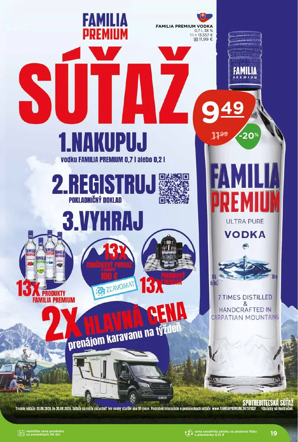 Terno leták, strana 19 z 29 — FAMILIA PREMIUM VODKA