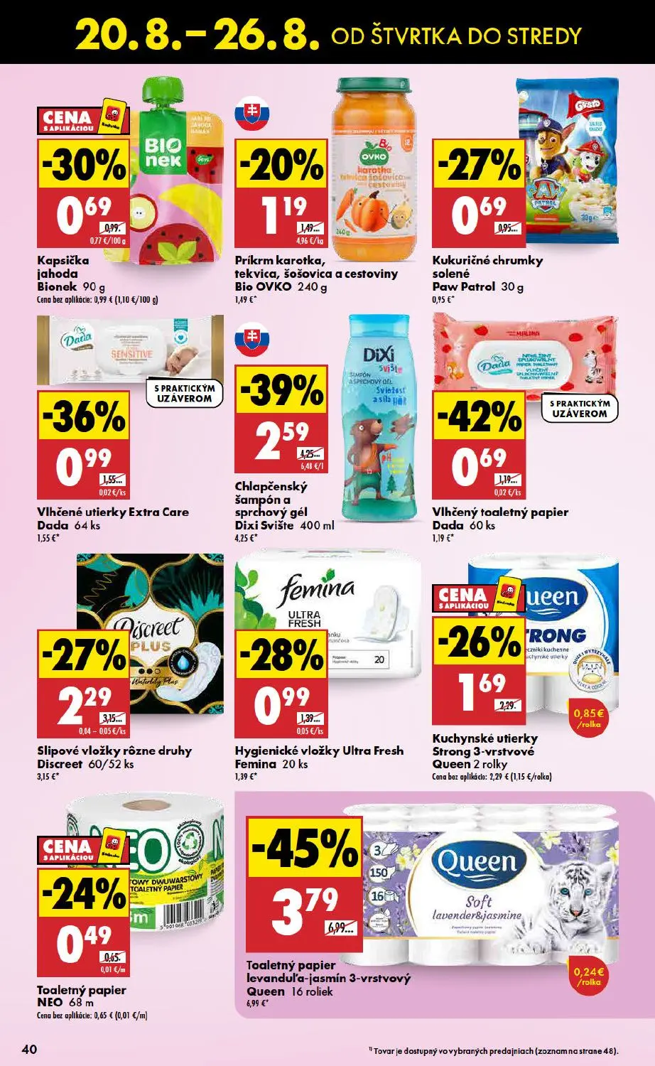 Biedronka leták, strana 40 z 48