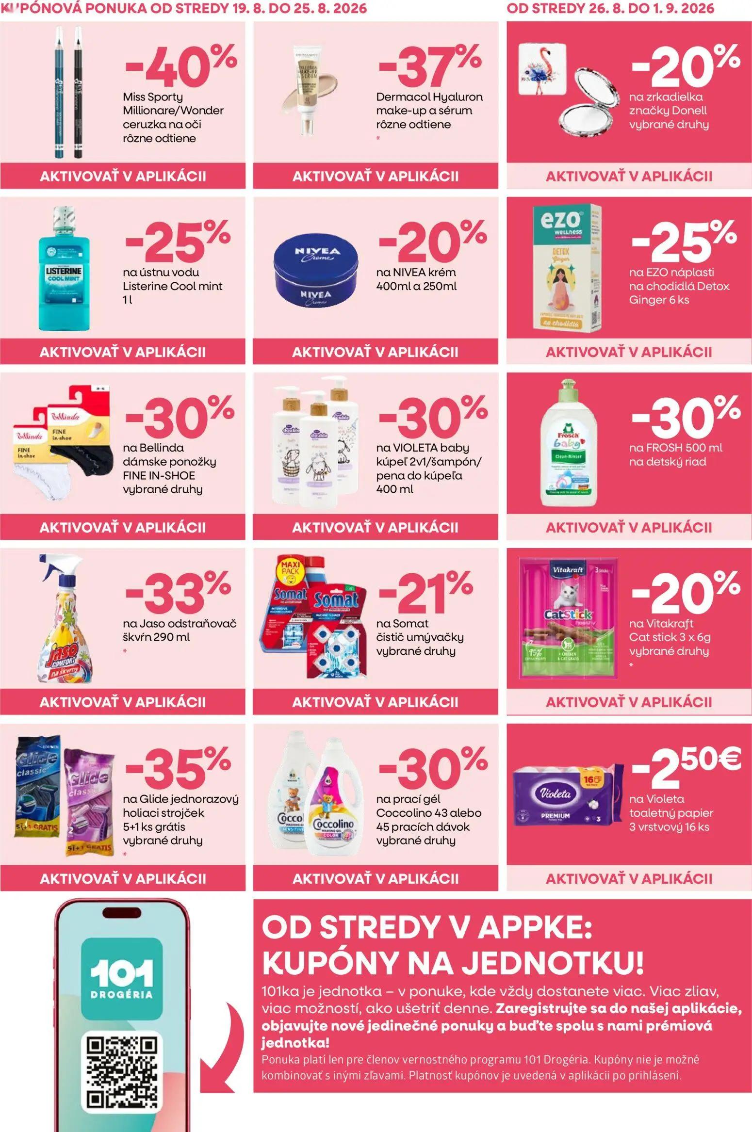 101 Drogerie leták, strana 6 z 16 — Violeta toaletný papier