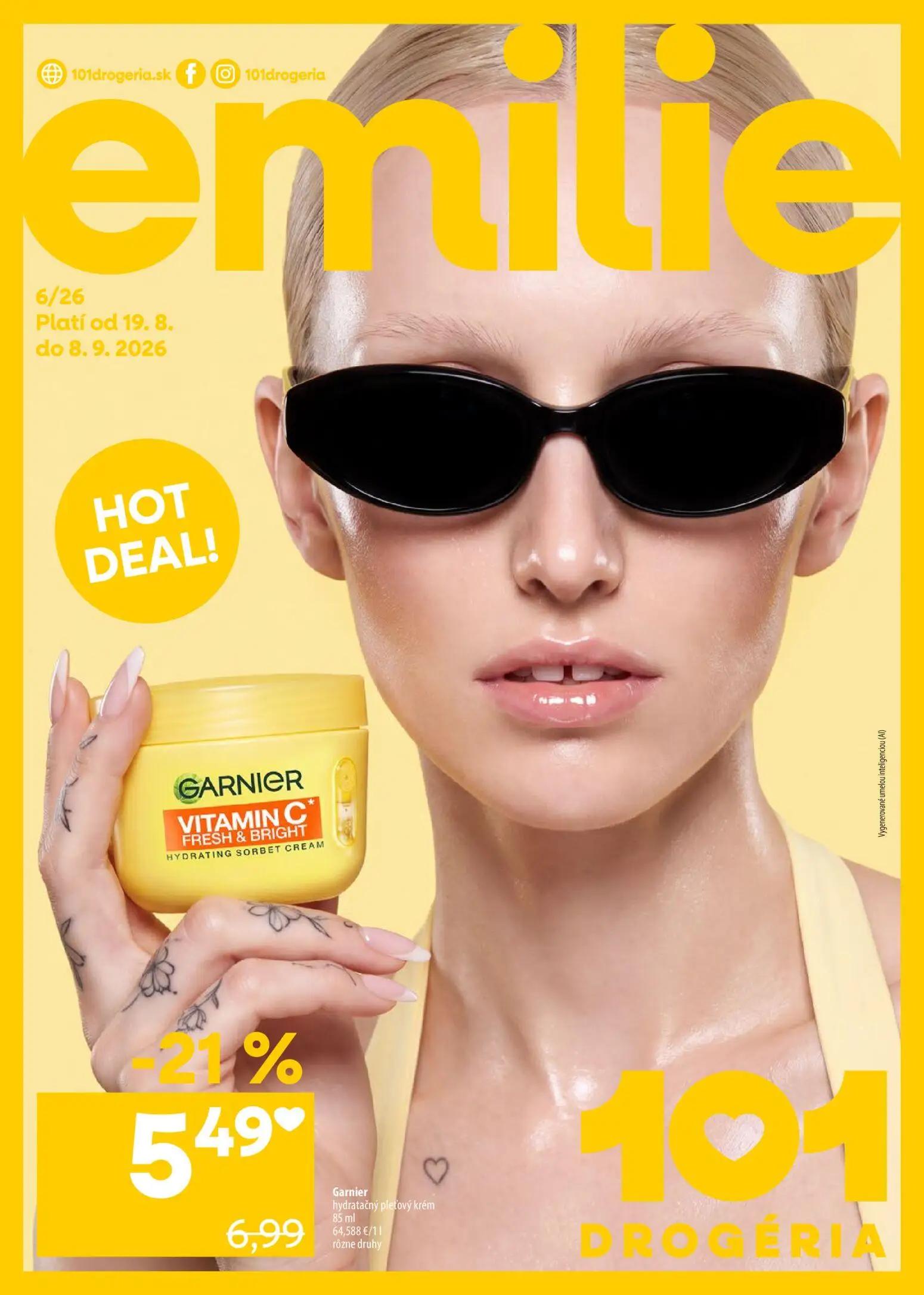 101 Drogerie leták, strana 12 z 16 — Garnier hydratačný pleťový krém