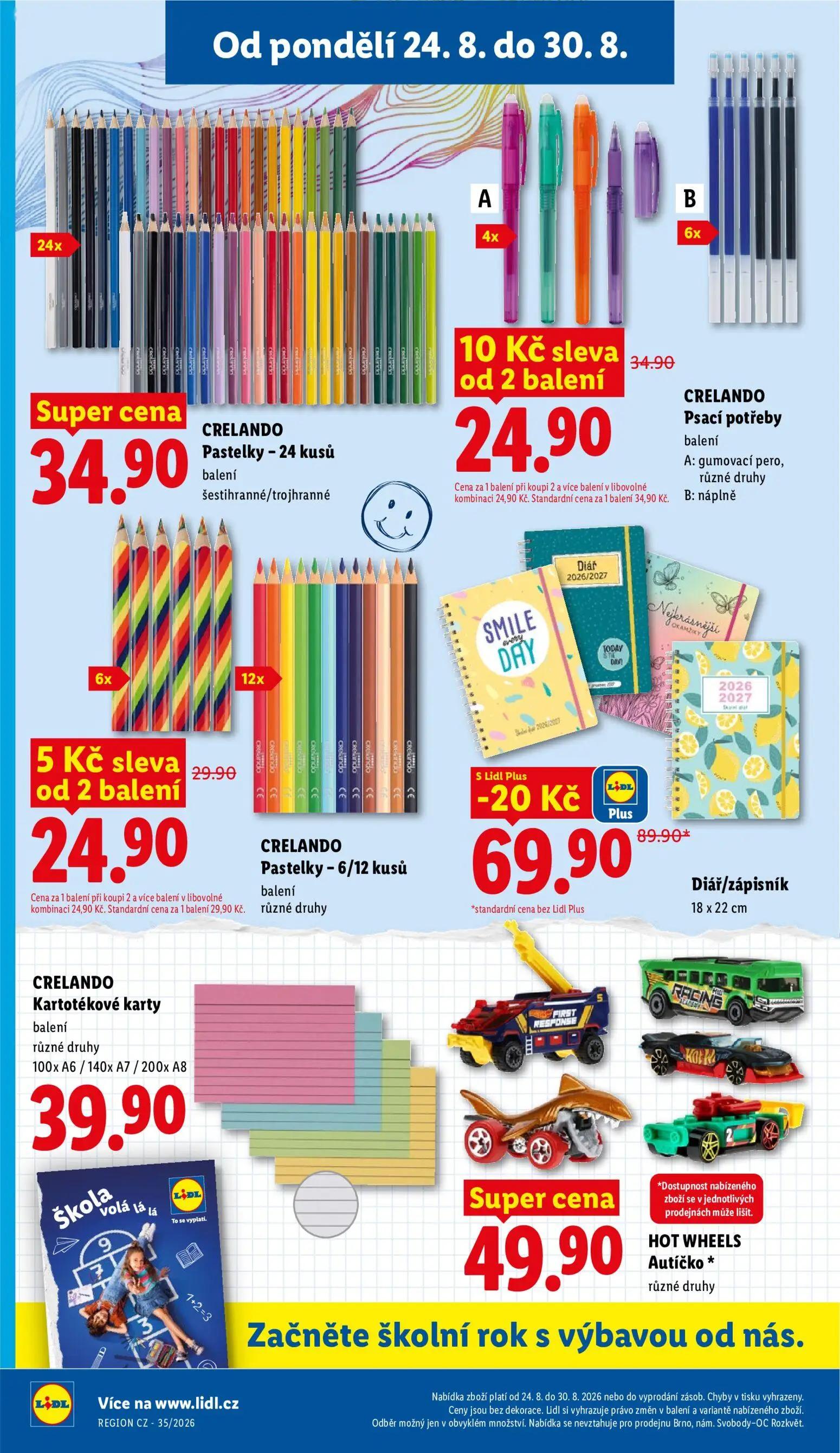 Lidl leták, strana 38 z 52 — CRELANDO Pastelky