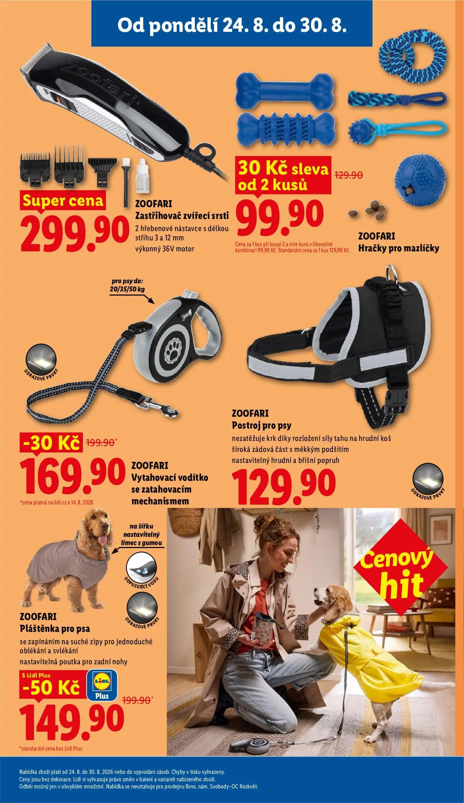 Lidl leták, strana 41 z 52 — ZOOFARI Hračky pro mazlíčky