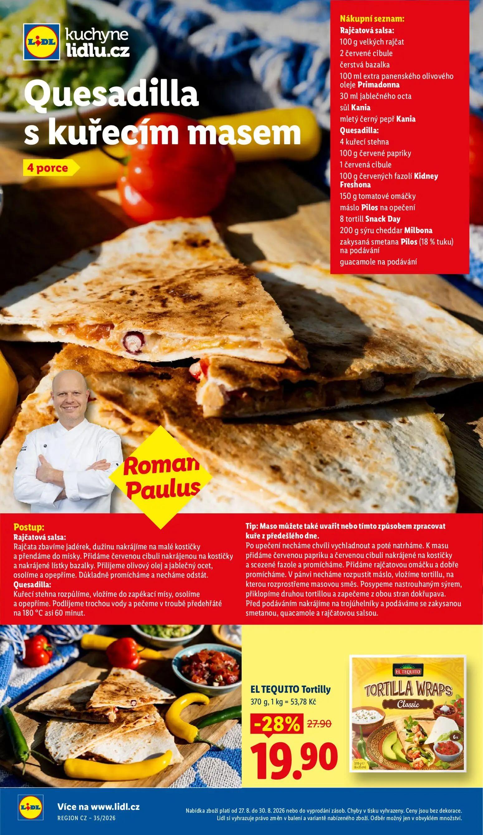 Lidl leták, strana 48 z 55 — EL TEQUITO Tortilly