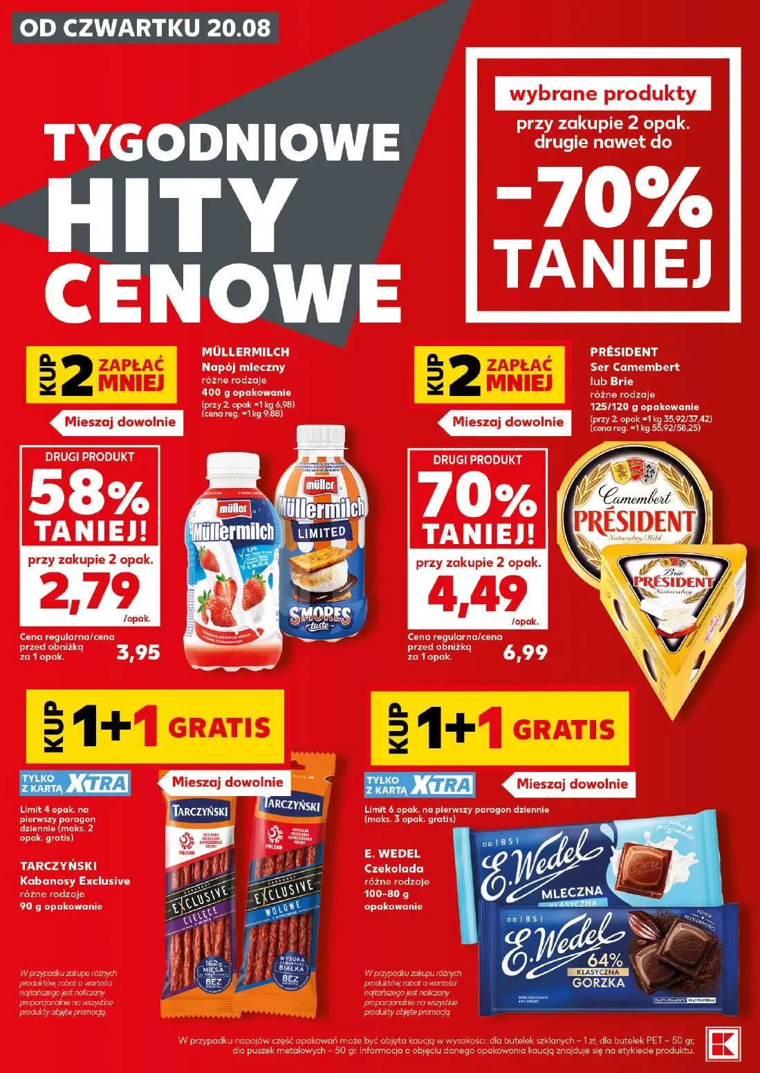 Kaufland gazetka, strona 4 z 24 — PRÉSIDENT Ser Camembert lub Brie