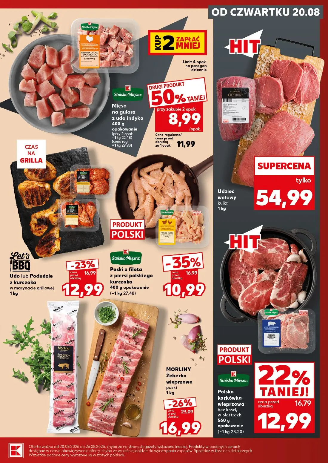 Kaufland gazetka, strona 17 z 24 — MORLINY Żeberka wieprzowe paski