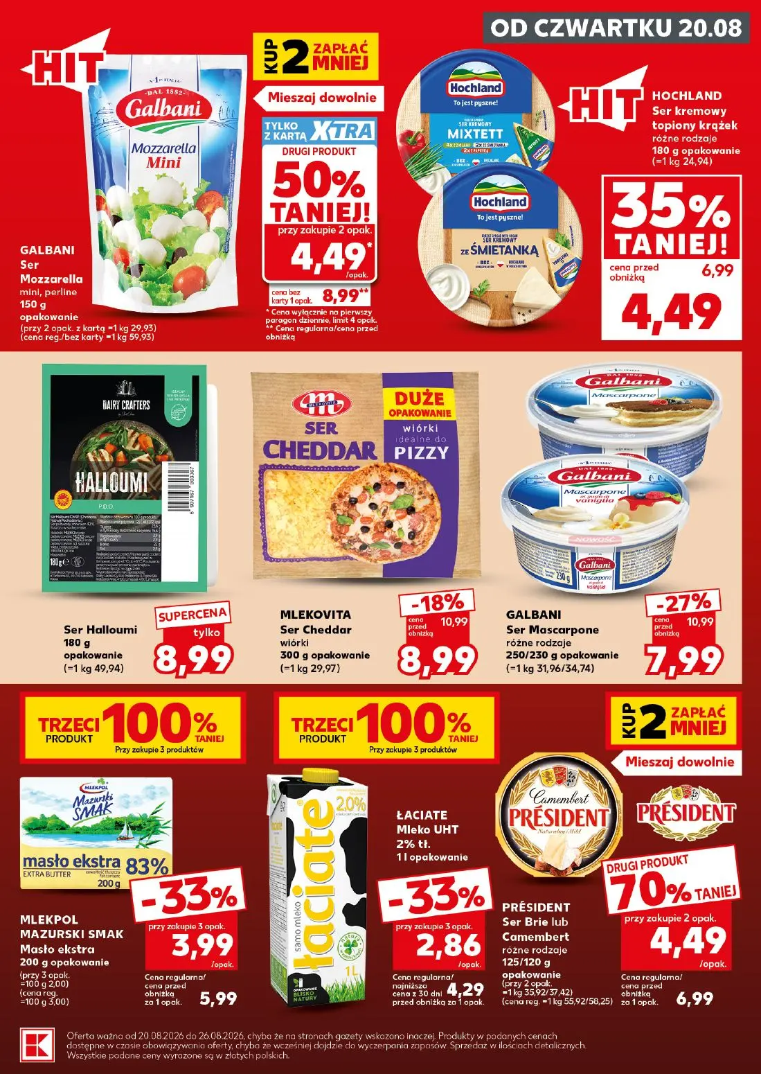 Kaufland gazetka, strona 19 z 24 — PRÉSIDENT Ser Brie lub Camembert różne rodzaje