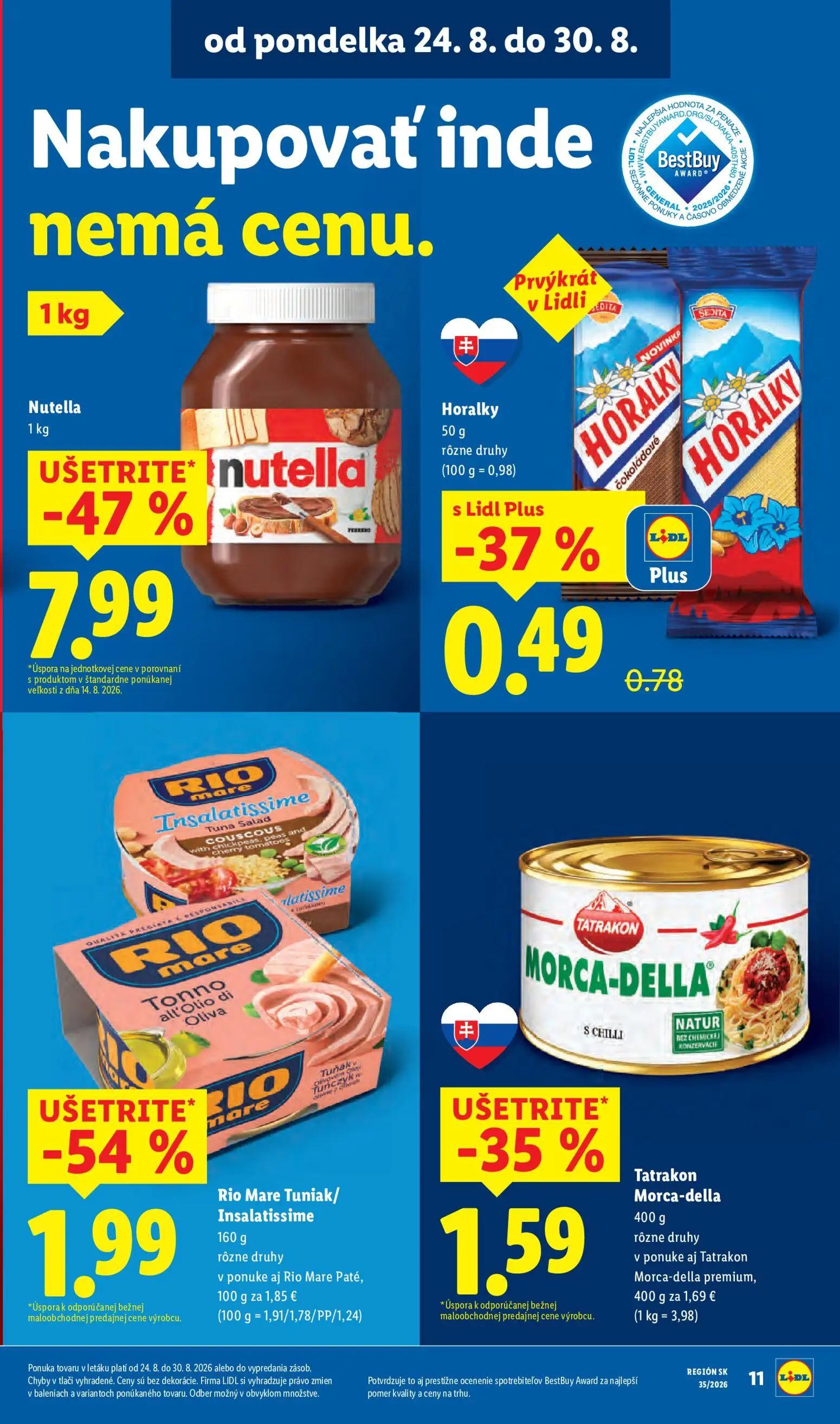 Lidl leták, strana 15 z 99 — Nutella