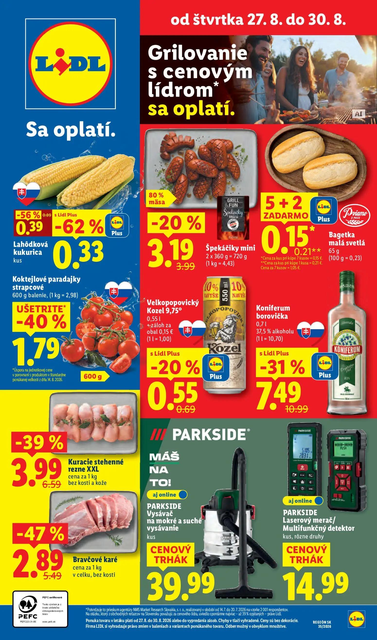 Lidl leták, strana 55 z 99 — Koktejlové paradajky strapcové