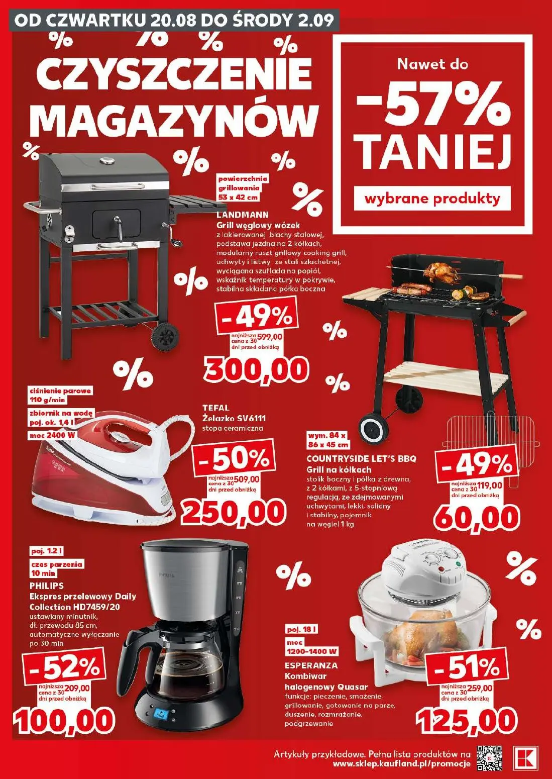 Kaufland gazetka, strona 26 z 30 — PHILIPS Ekspres przelewowy Daily Collection HD7459/20, COUNTRYSIDE LET'S BBQ Grill na kół…