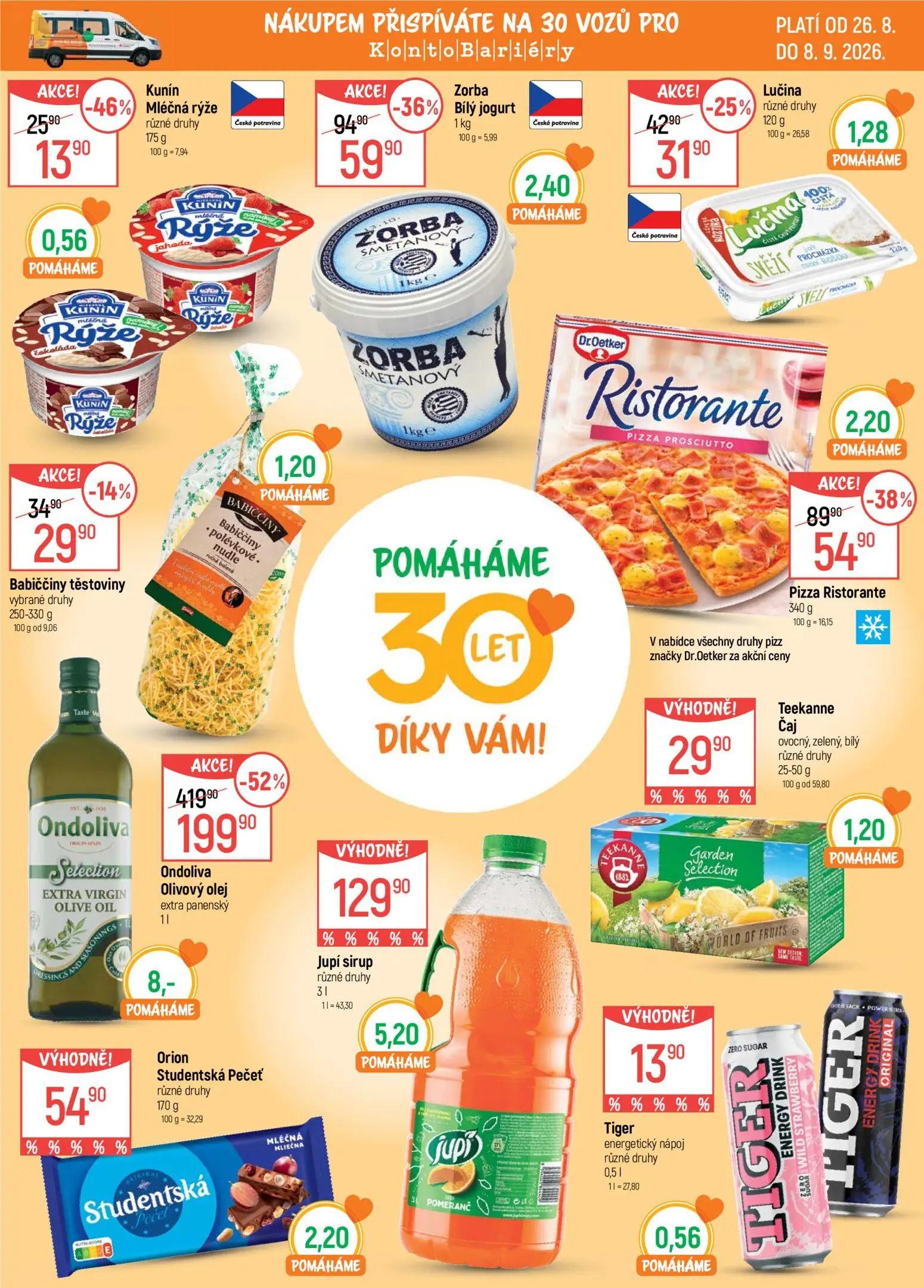 GLOBUS leták, strana 10 z 50 — Ondoliva Olivový olej, Zorba Bílý jogurt, Pizza Ristorante