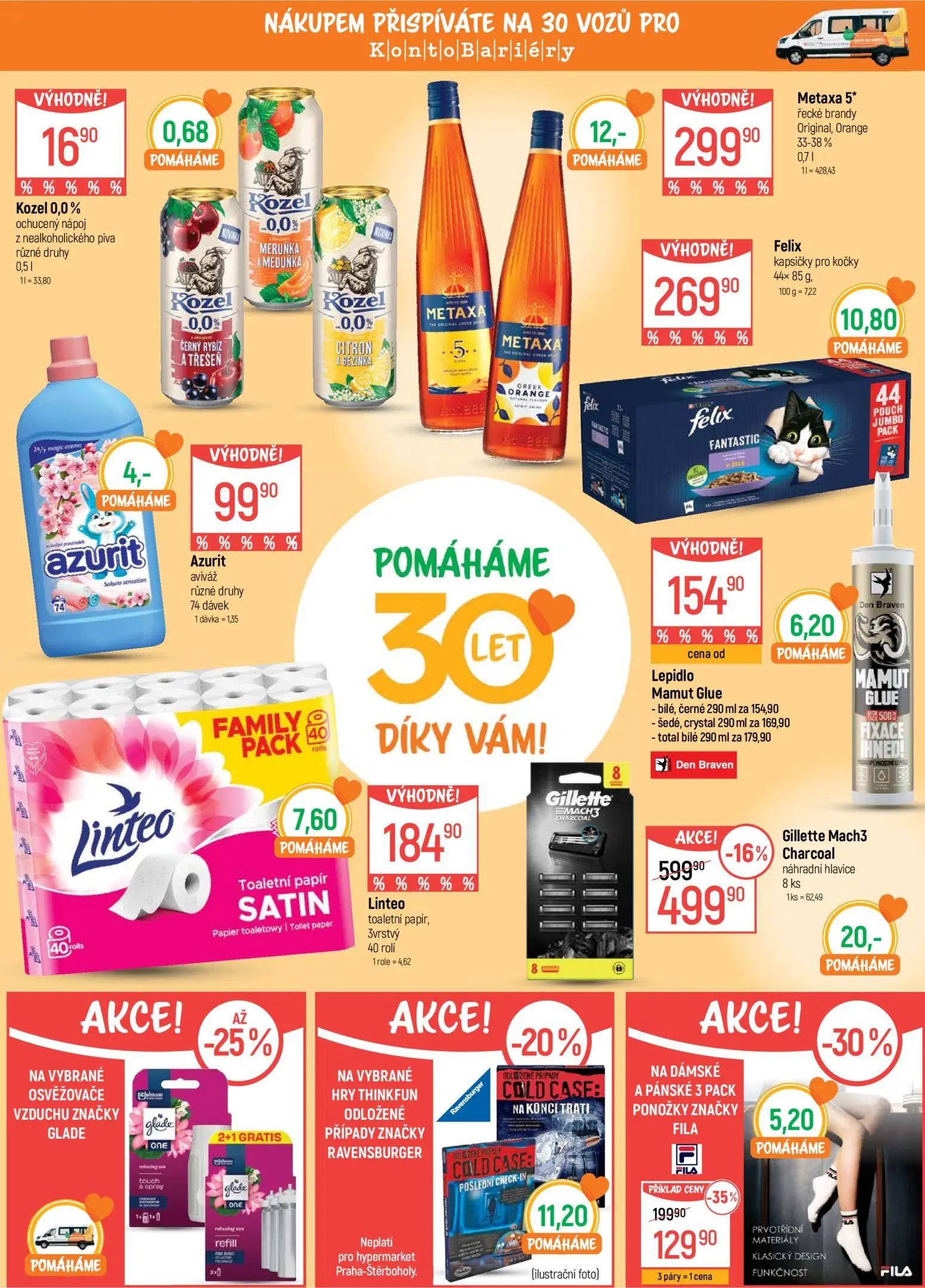 GLOBUS leták, strana 11 z 50 — Gillette Mach3 Charcoal náhradní hlavice, Na dámské a pánské 3 pack ponožky značky FILA, Koze…