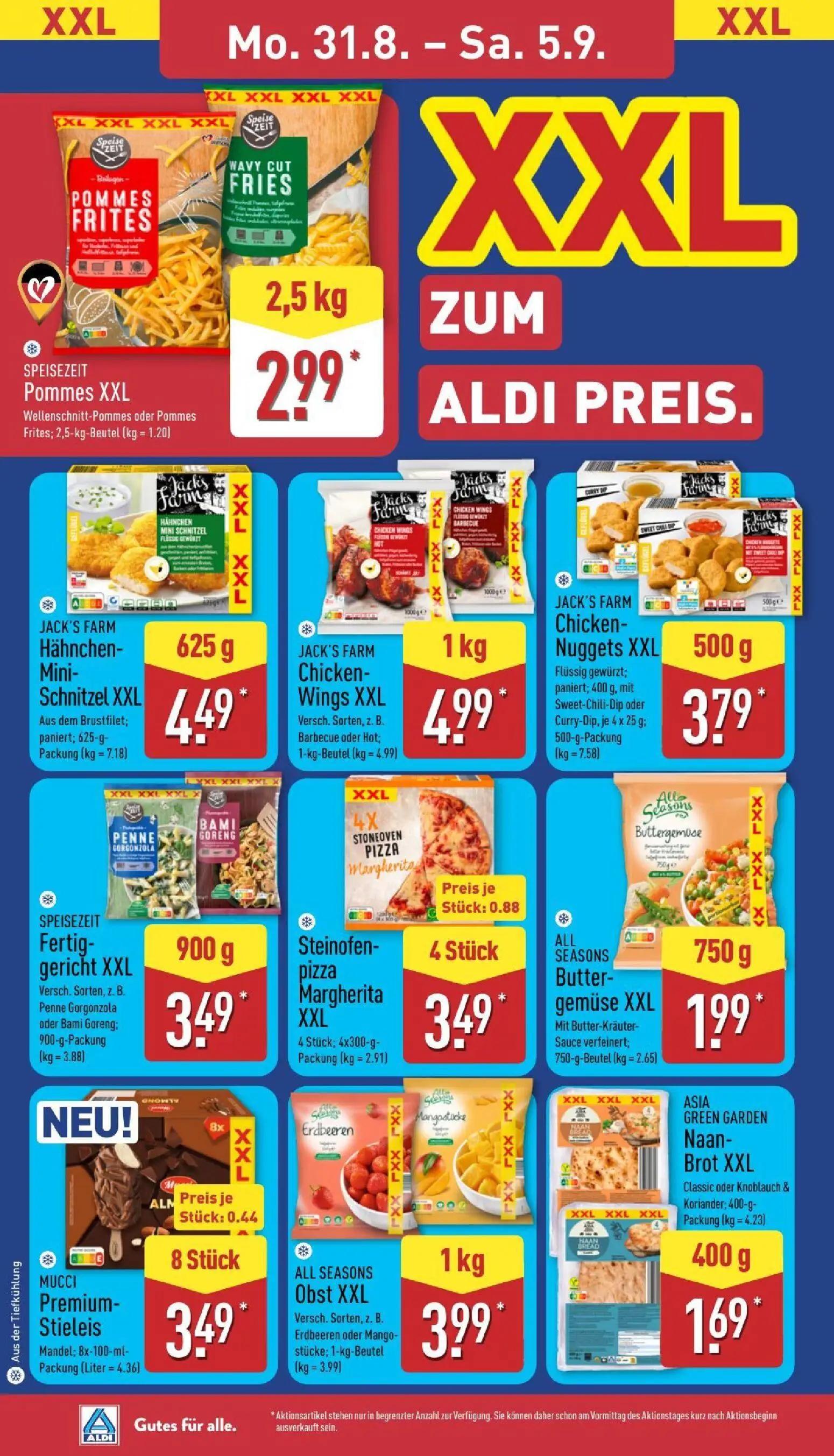 Aldi Nord Prospekt, Seite 12 von 39 — Steinofen-pizza Margherita XXL