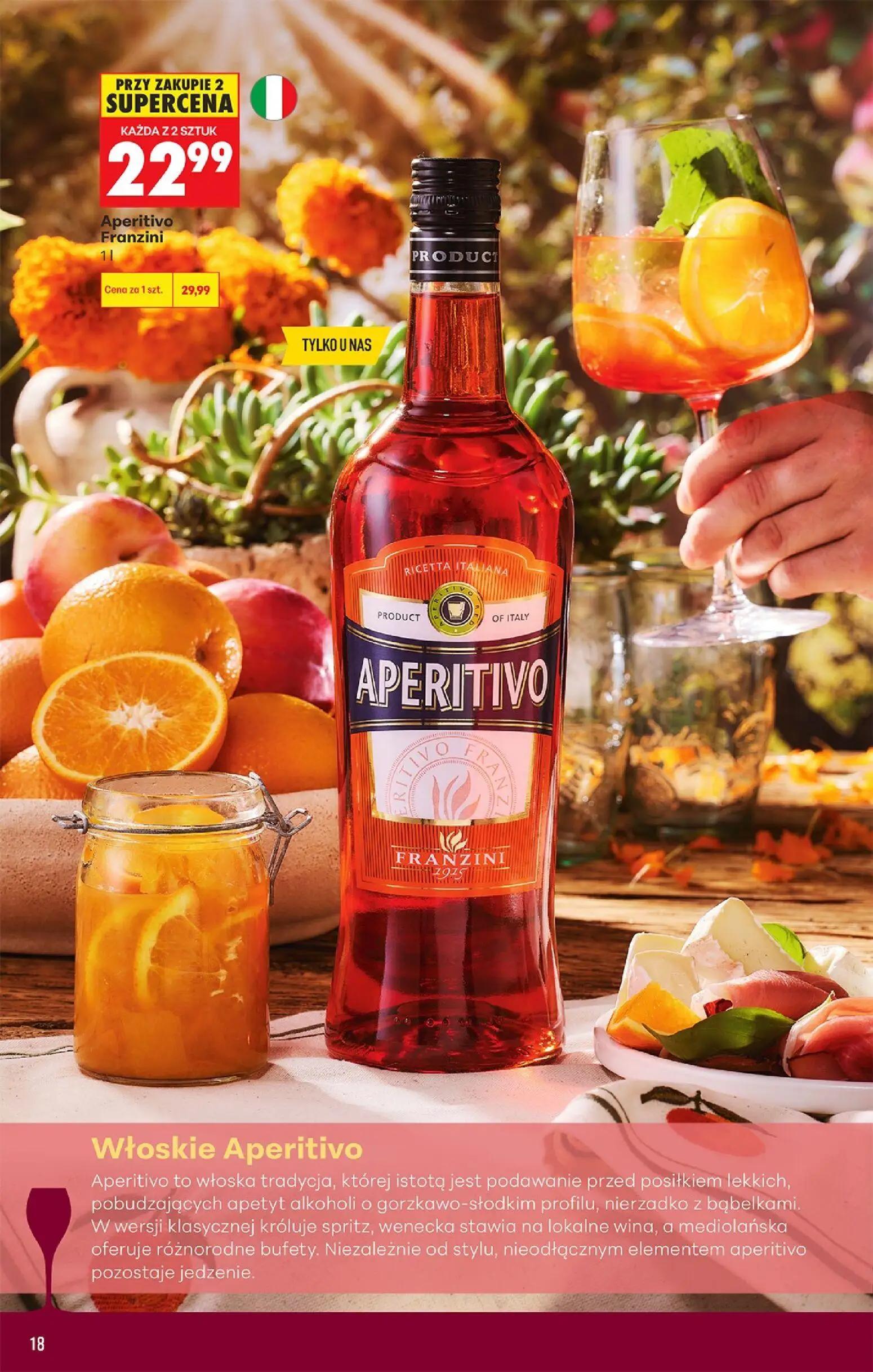 Biedronka gazetka, strona 20 z 39 — Aperitivo Franzini