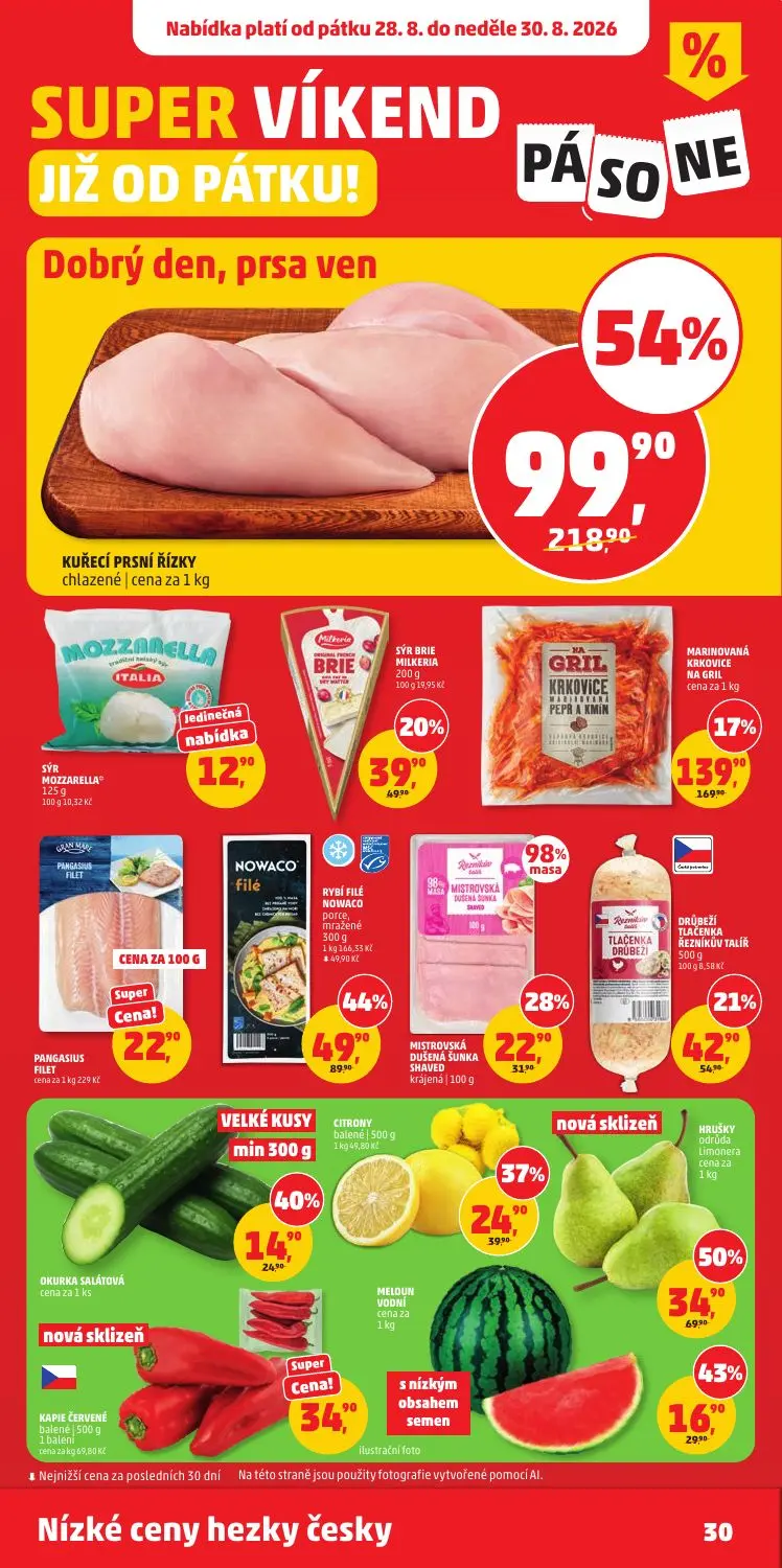 PENNY leták, strana 30 z 40 — MARINOVANÁ KRKOVICE NA GRIL