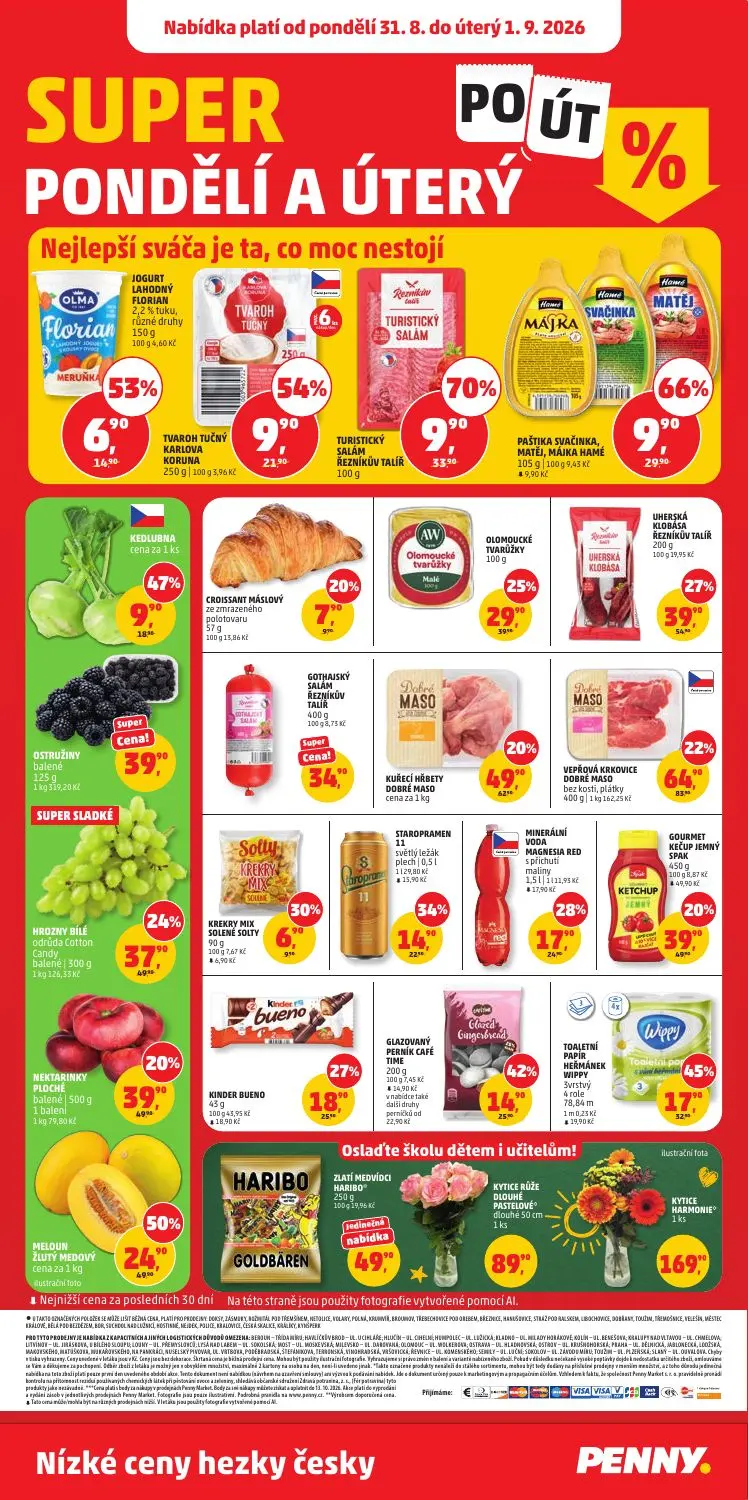 PENNY leták, strana 32 z 40 — VEPŘOVÁ KRKOVICE DOBRÉ MASO bez kosti, plátky