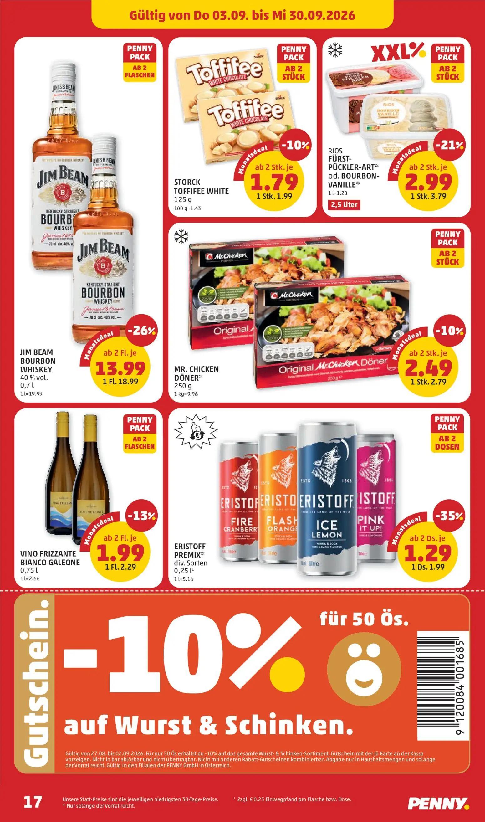 PENNY Prospekt, Seite 17 von 32 — MR. CHICKEN DÖNER*