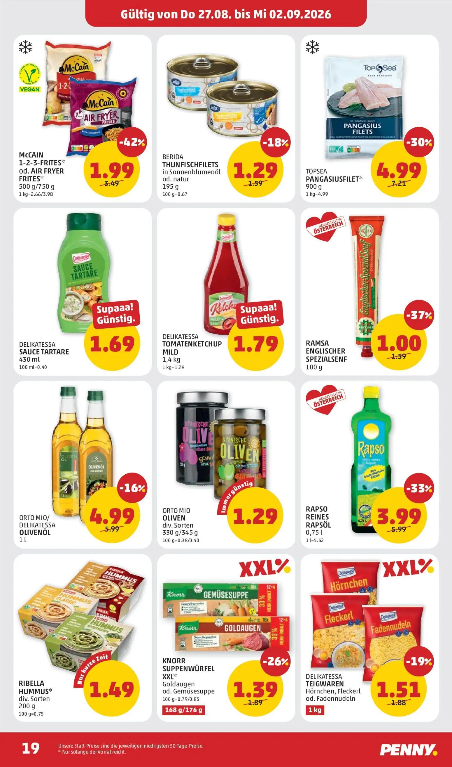 PENNY Prospekt, Seite 19 von 32 — RIBELLA HUMMUS* div. Sorten